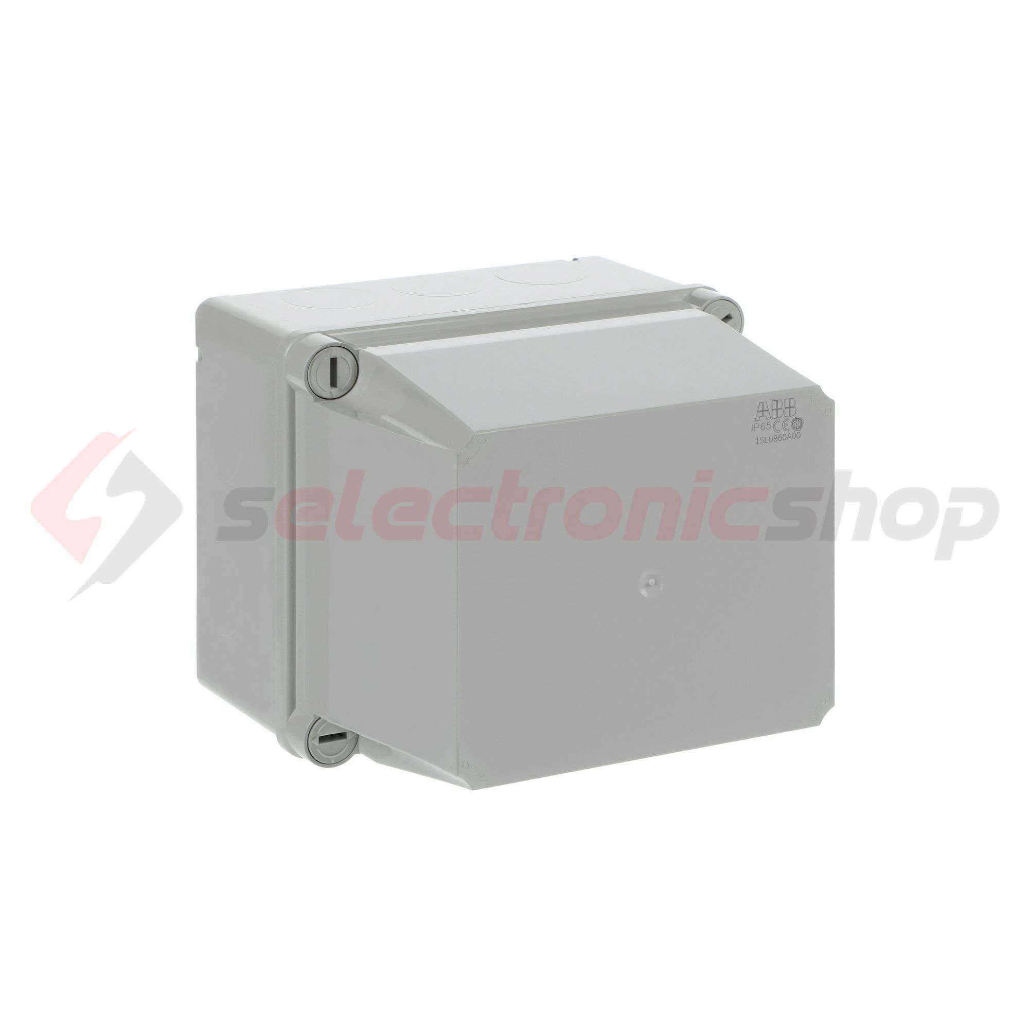 Kötődoboz falonkívüli műanyag 160mm x 135mm 150mm szürke teli fedél-fedél IP55 System Pro E ABB - 1SL0860A00