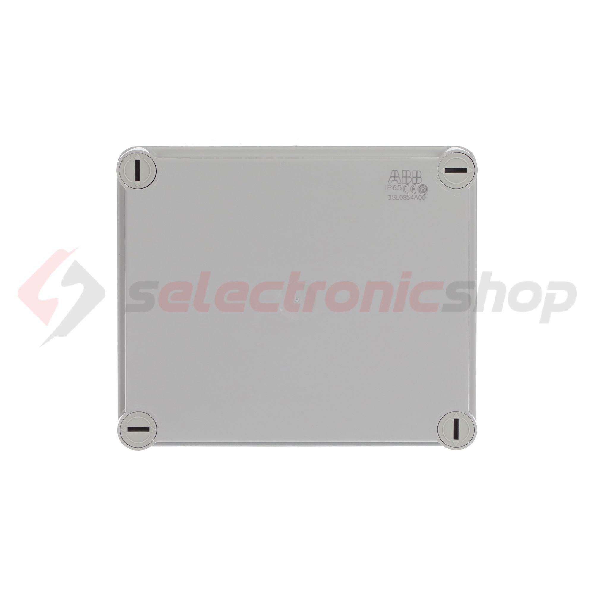 Kötődoboz falonkívüli műanyag 160mm x 135mm 77mm szürke teli fedél-fedél IP55 System Pro E ABB - 1SL0854A00