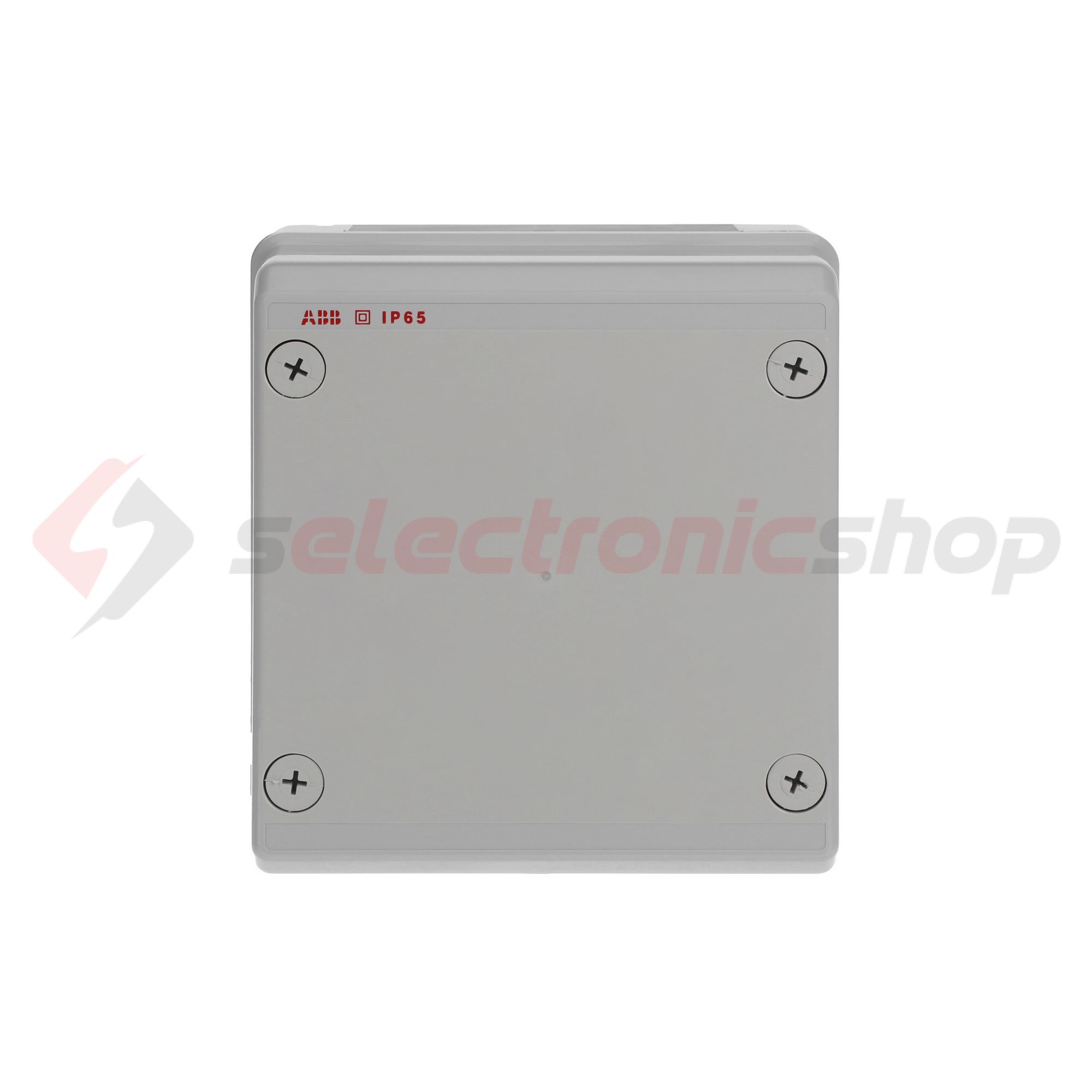 Kötődoboz falonkívüli műanyag 205mm x 220mm 140mm szürke teli fedél-fedél IP65 System Pro E ABB - M128080020