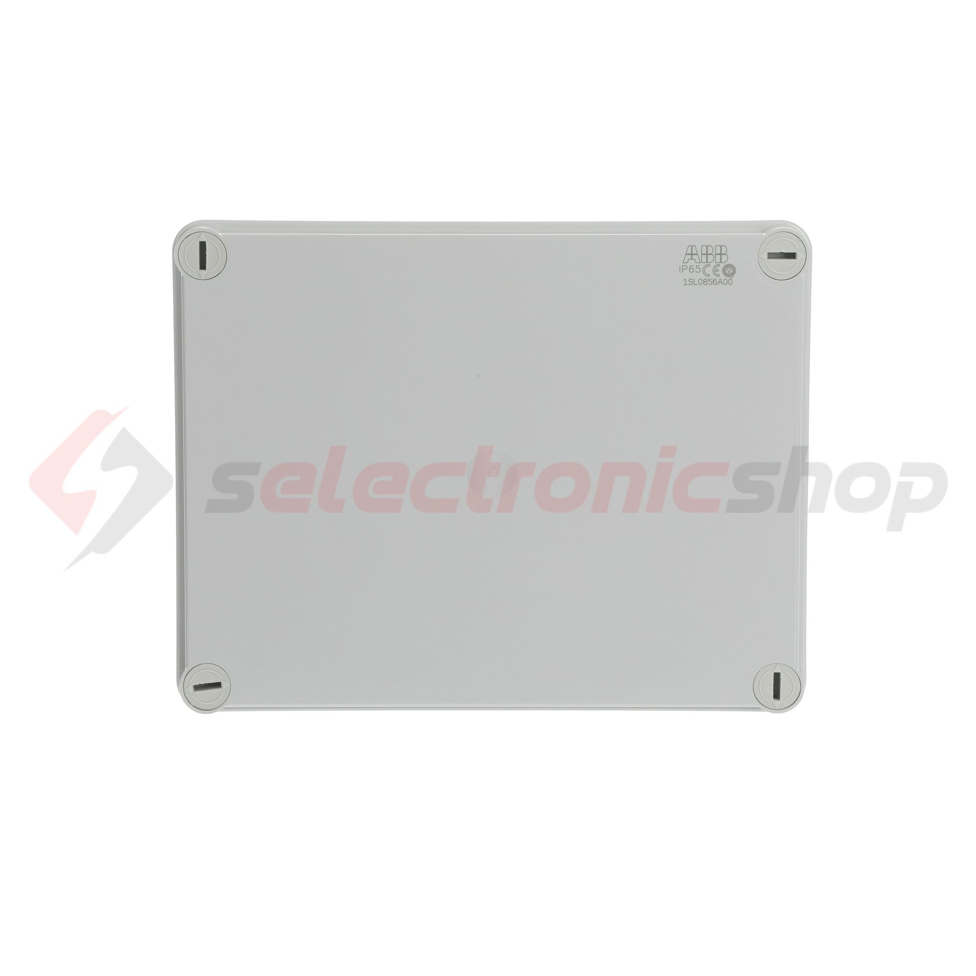 Kötődoboz falonkívüli műanyag 220mm x 170mm 80mm szürke teli fedél-fedél IP55 System Pro E ABB - 1SL0856A00