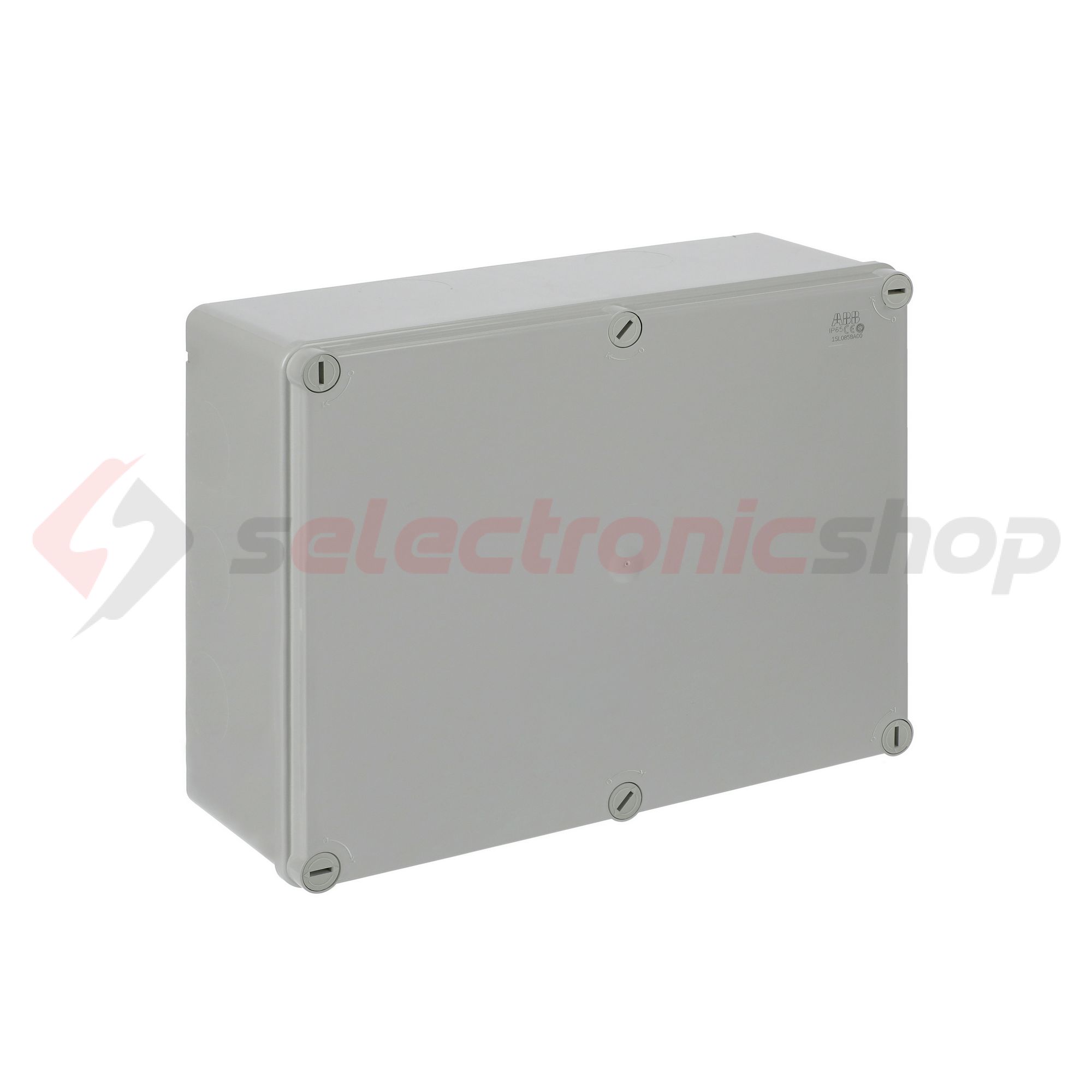 Kötődoboz falonkívüli műanyag 310mm x 240mm 110mm szürke teli fedél-fedél IP55 System Pro E ABB - 1SL0858A00