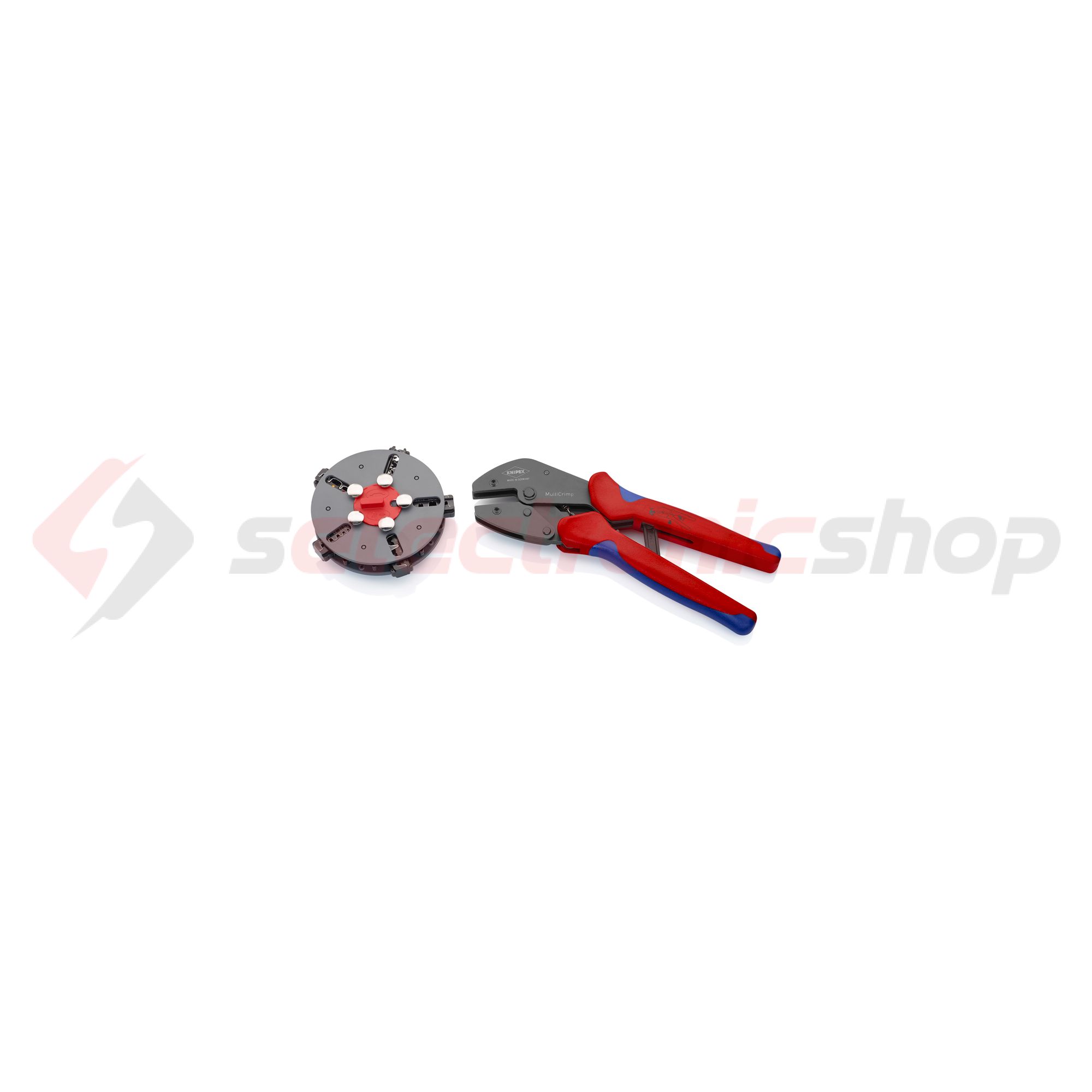 Krimp fogó saruhoz/érvéghüvelyhez 0.5-6mm2 ovális-présforma mechanikus MultiCrimp KNIPEX - 973302