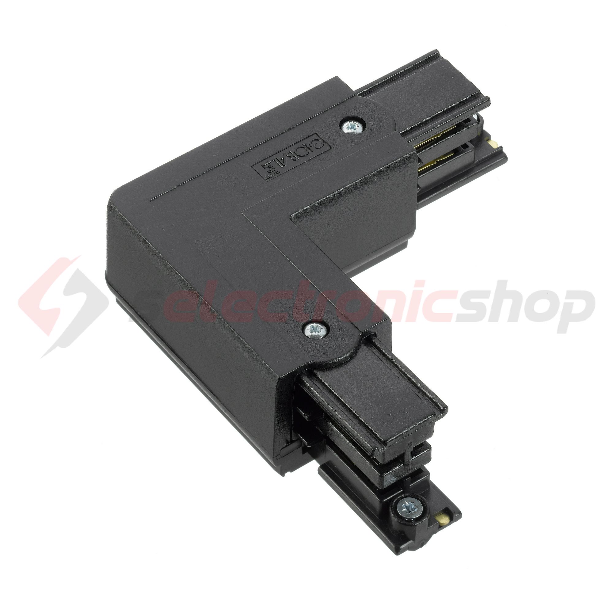 L-kanyarelem 3F világítási sínhez 16A jobb 230-400V 3F falonkívüli fekete XTS 35-2 LIVAL - 19170352