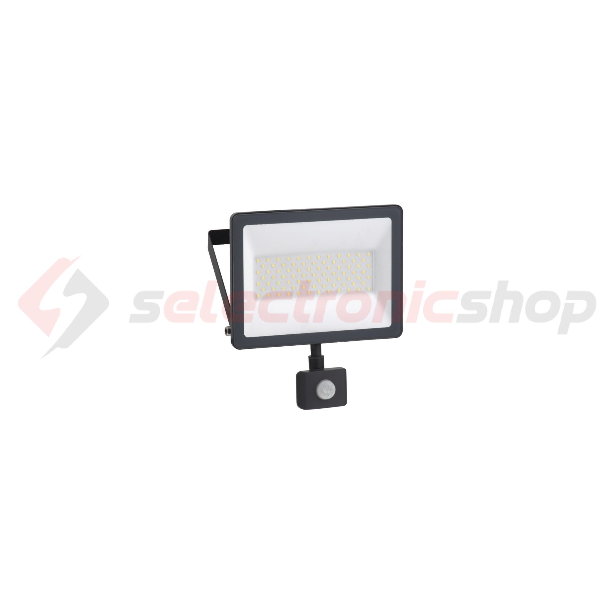 LED fényvető mozgásérzékelővel 1x 50W 230V AC 5000lm 4000K fekete-ház IP44 Mureva LED Schneider - IMT47220