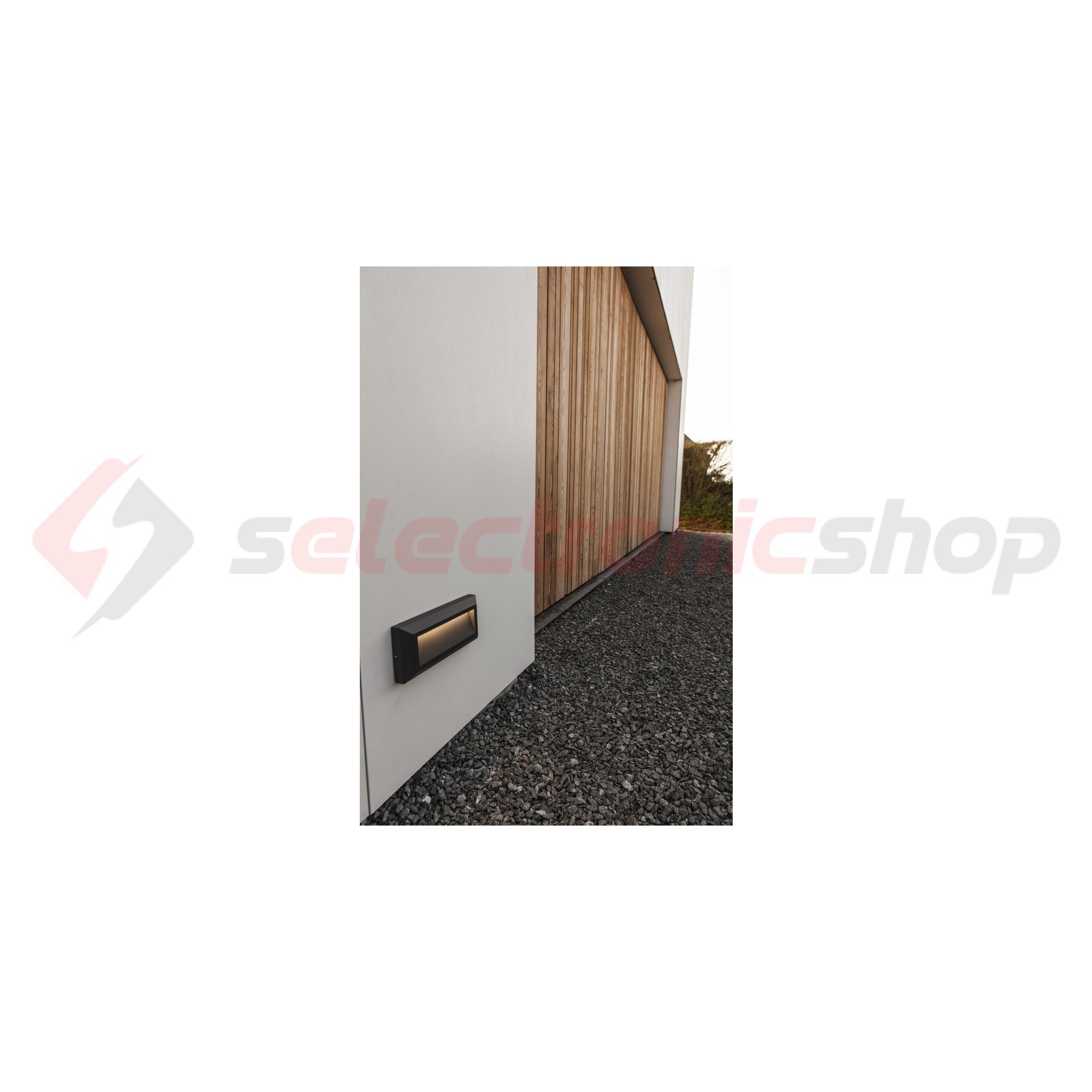 LED kültéri fali lámpatest falonkívüli 1x 11W 220-240V AC 450lm 4000K IP54 HELENA LUTEC - 5191602118