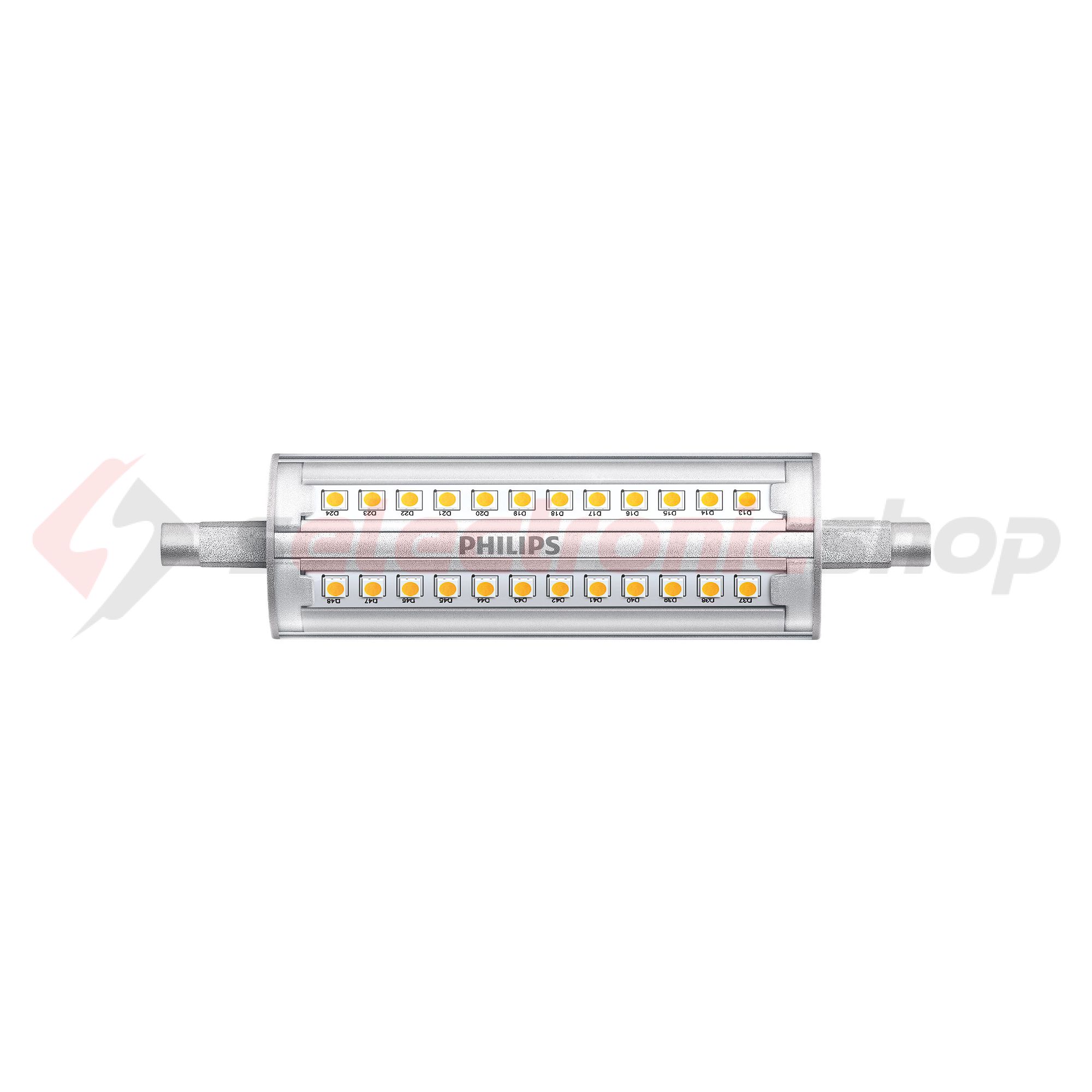 LED lámpa ceruza 118mm 14W- 100W R7s 1600lm 830 DIM 220-240V AC 15000h CorePro LEDlinear Philips - 929001243702