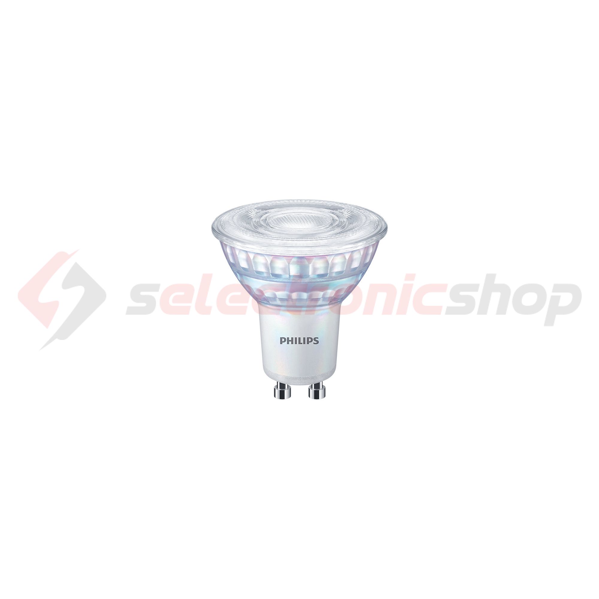 LED lámpa DIM tükrös PAR16 6,2W- 80W GU10 575lm 940 DIM 220-240V AC Master LEDspot Value Philips - 929002066002
