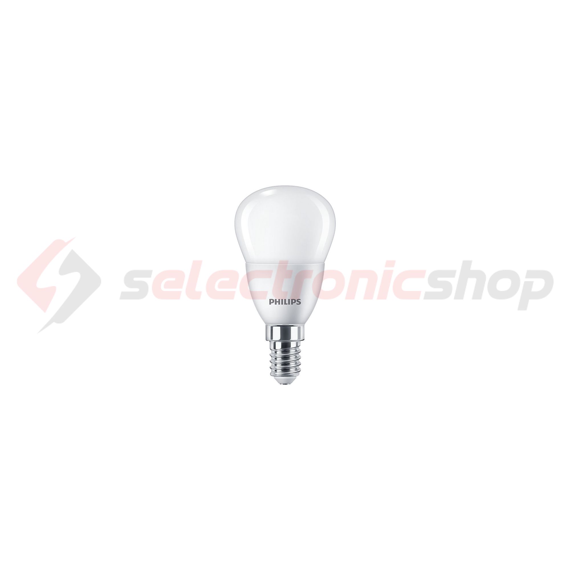 LED lámpa P45 kisgömb 5W- 40W E14 520lm 40 220-240V AC 15000h 4000K CorePro LEDlustre Philips - 929002970002