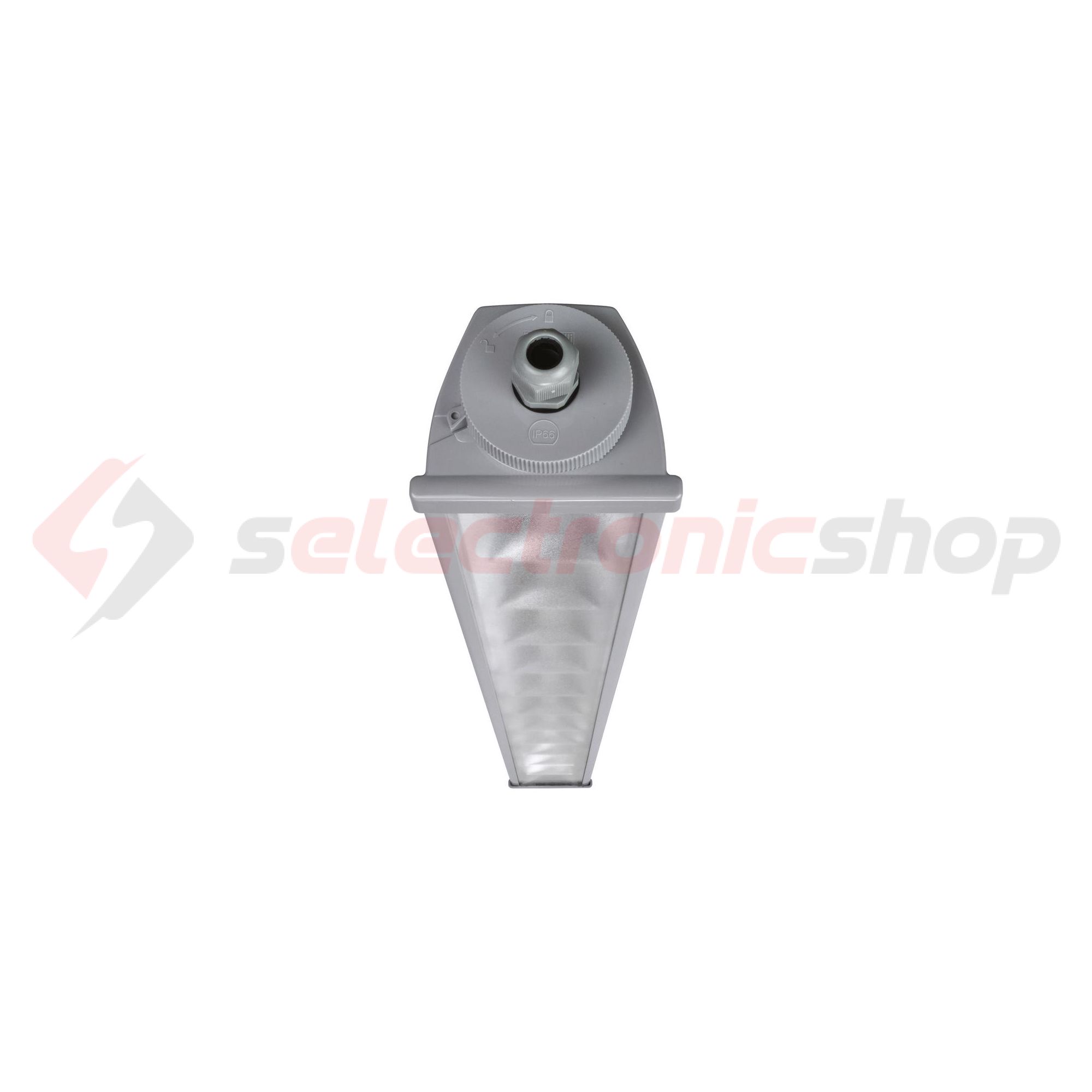 LED porpáramentes lámpatest 3700-6000lm falonkívüli 21-38W 93-265V AC 4000K Acciaio Reg Beghelli - A236RD