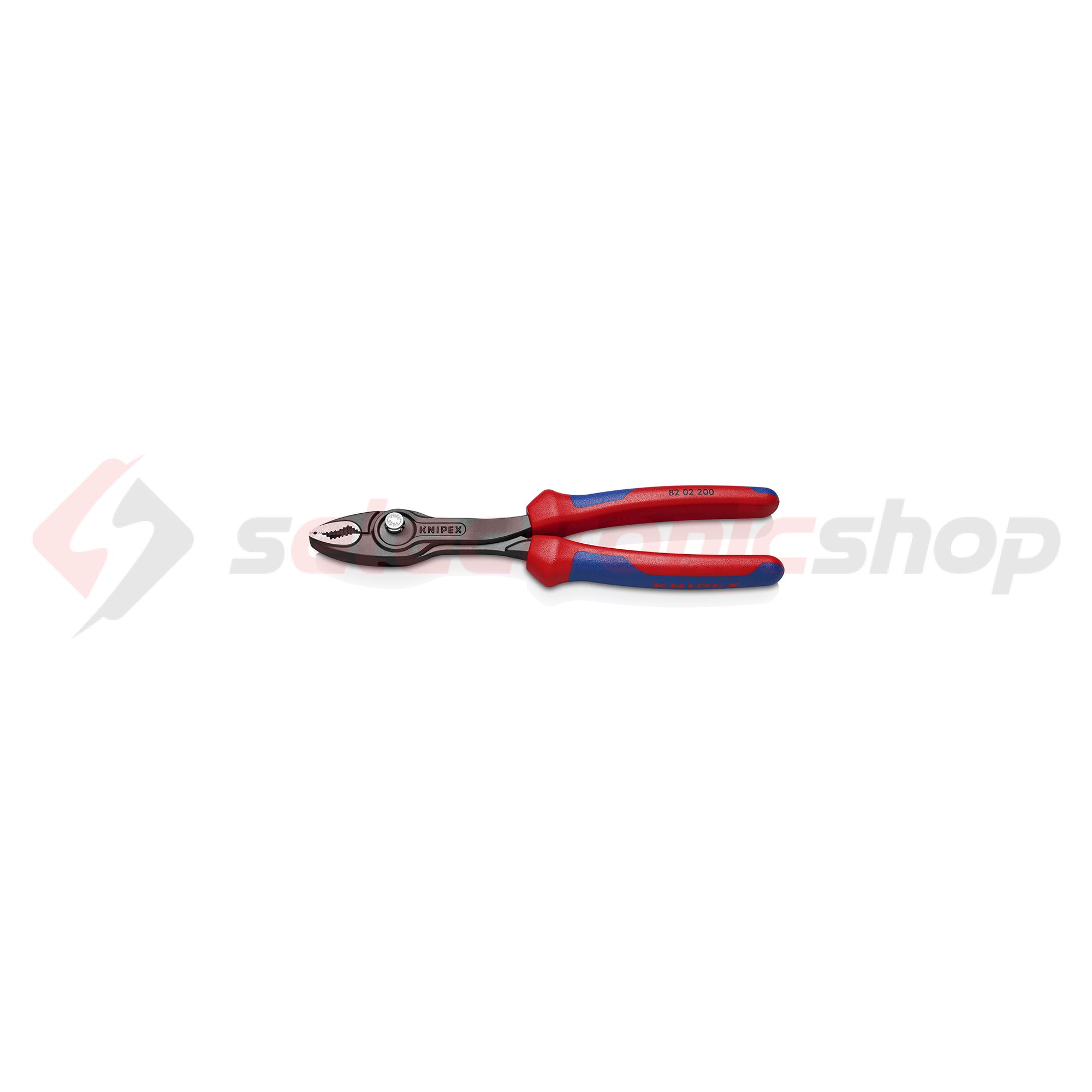 Markolófogó d4..22mm csőhöz/kulcsnyíláshoz piros-kék 22mm-max. átfogás 5-poz. TwinGrip KNIPEX - 8202200
