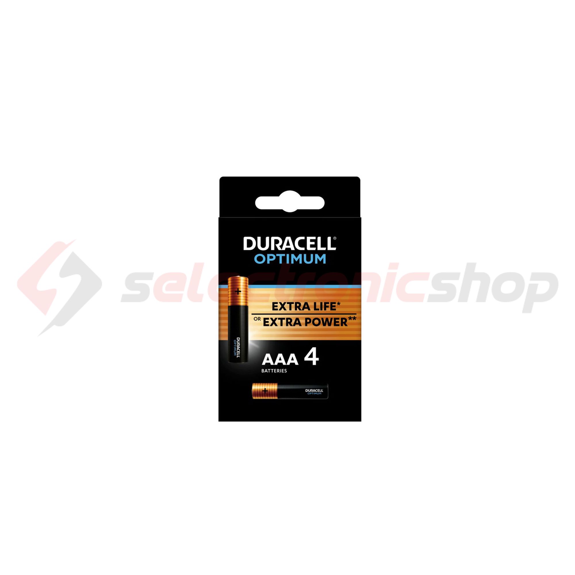 Mikro elem AAA 1.5V alkáli-mangán LR03 Micro(AAA/R03) MN2400 Optimum DURACELL - AAAMN2400