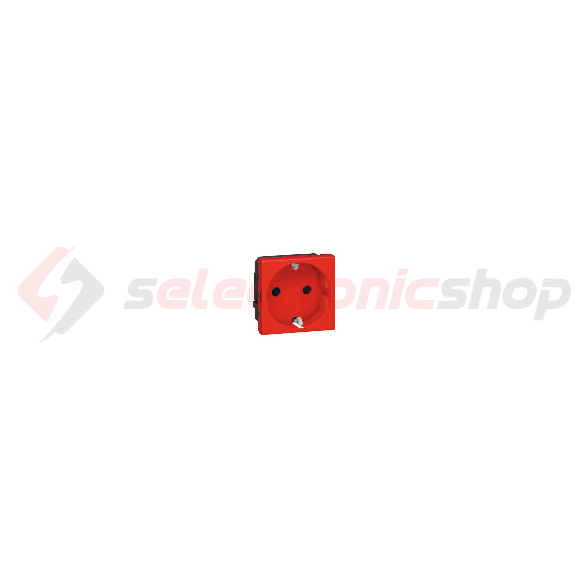 Mosaic 162 dugalj földelt központi fedlap piros IP20 modultartó szorítókapcsos LEGRAND - 077218