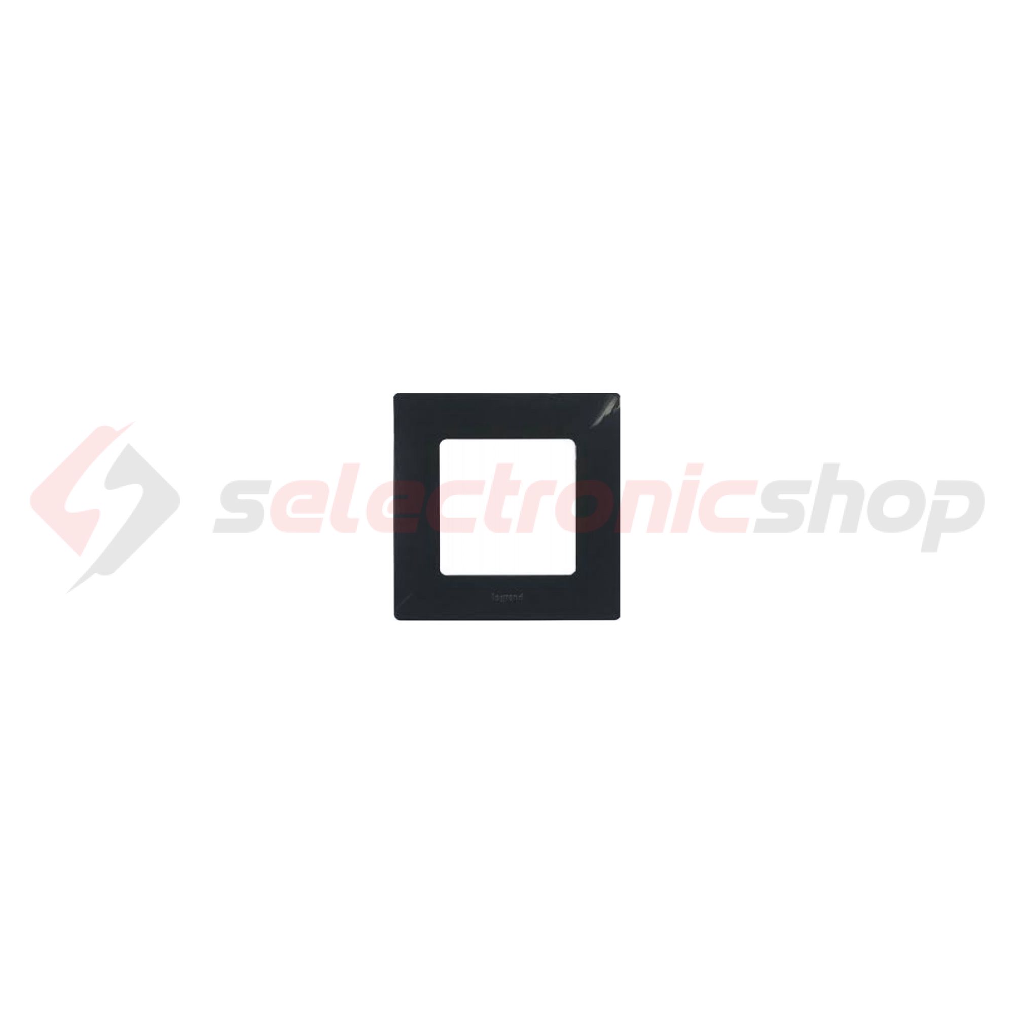 Niloé keret 1-es ónix fekete vízszintes és függőleges műanyag LEGRAND - 397051