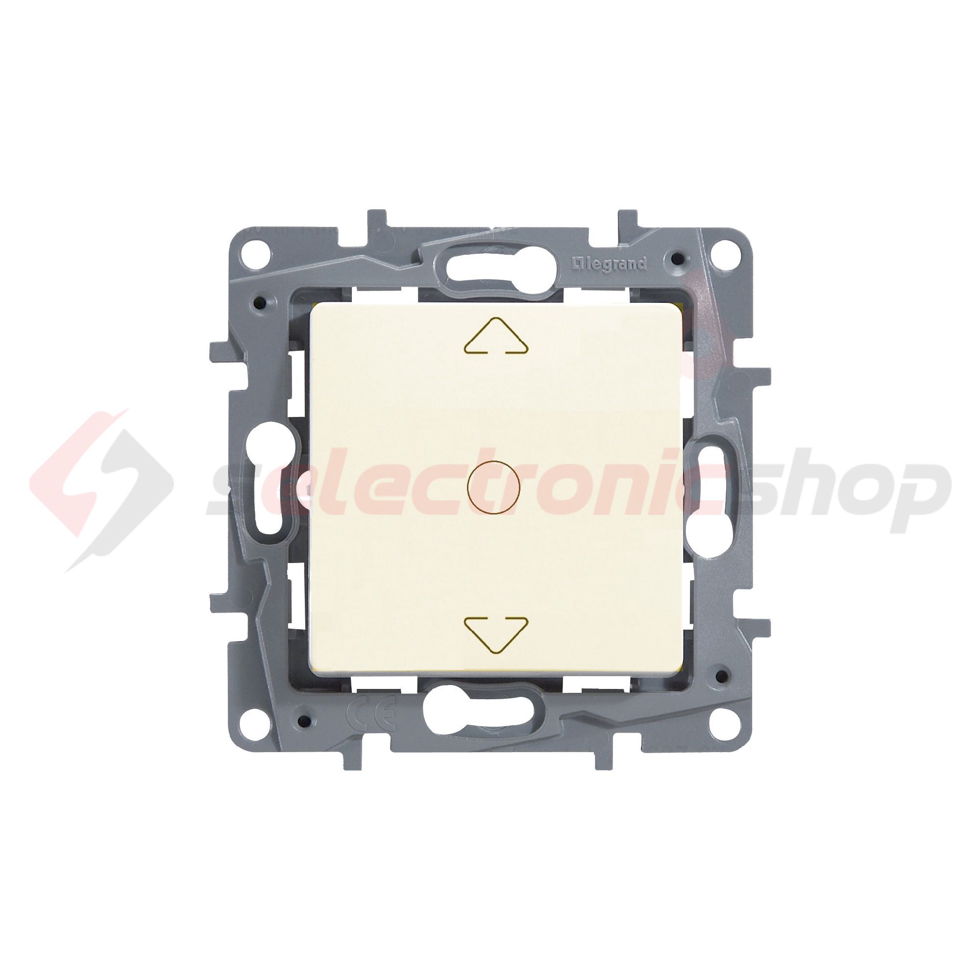 Niloé redőnymozgató NR105 1P nyomó billentyűs bézs műanyag LEGRAND - 764612