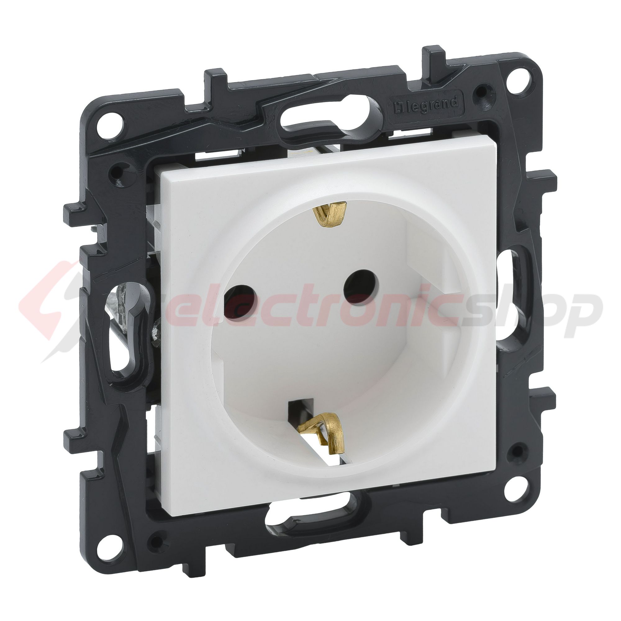 NiloéStep 162 dugalj fehér IP20 süllyesztett csavaros LEGRAND - 863121