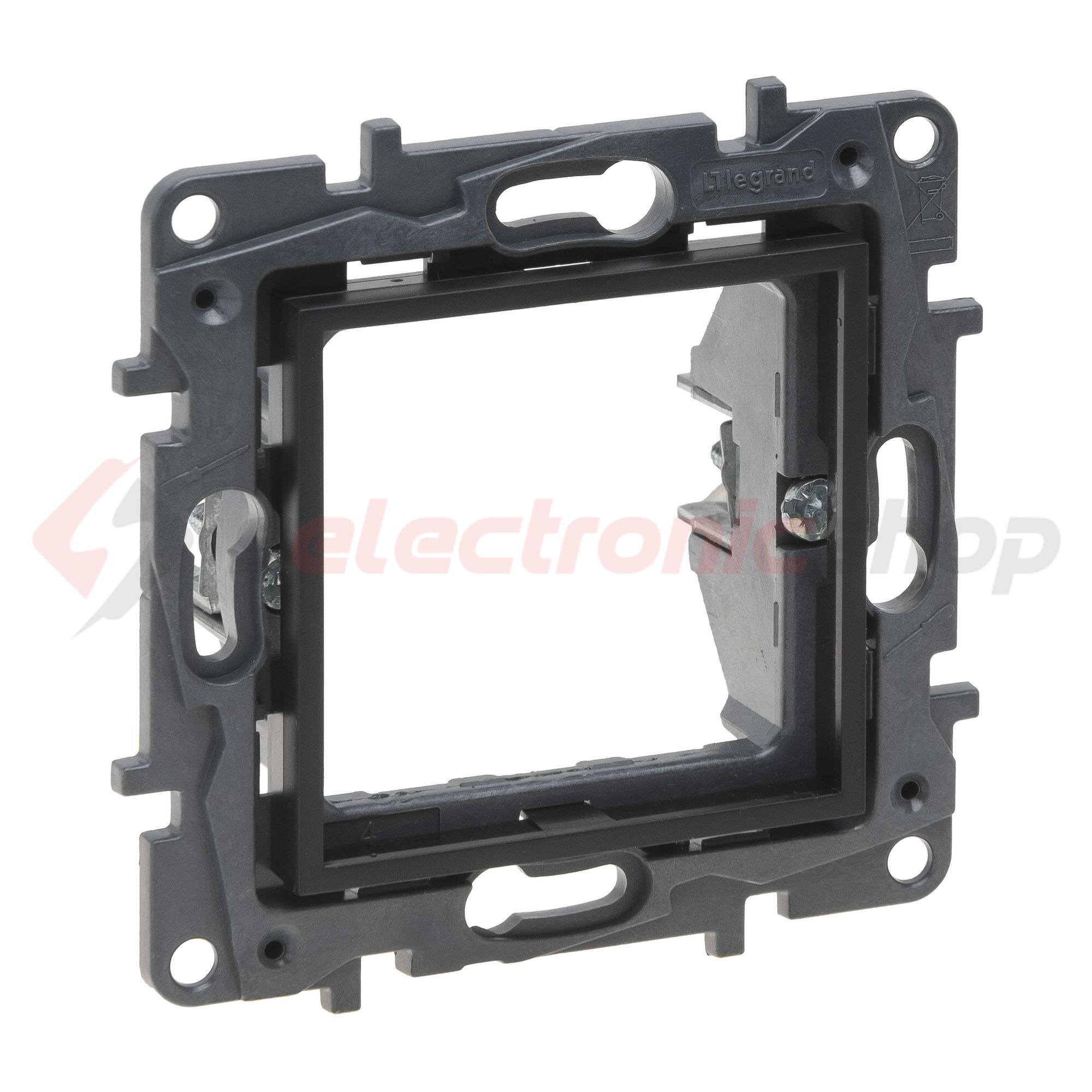 NiloéStep adapter Program Mosaic-hoz SQ45/SQ45 fekete LEGRAND - 863589