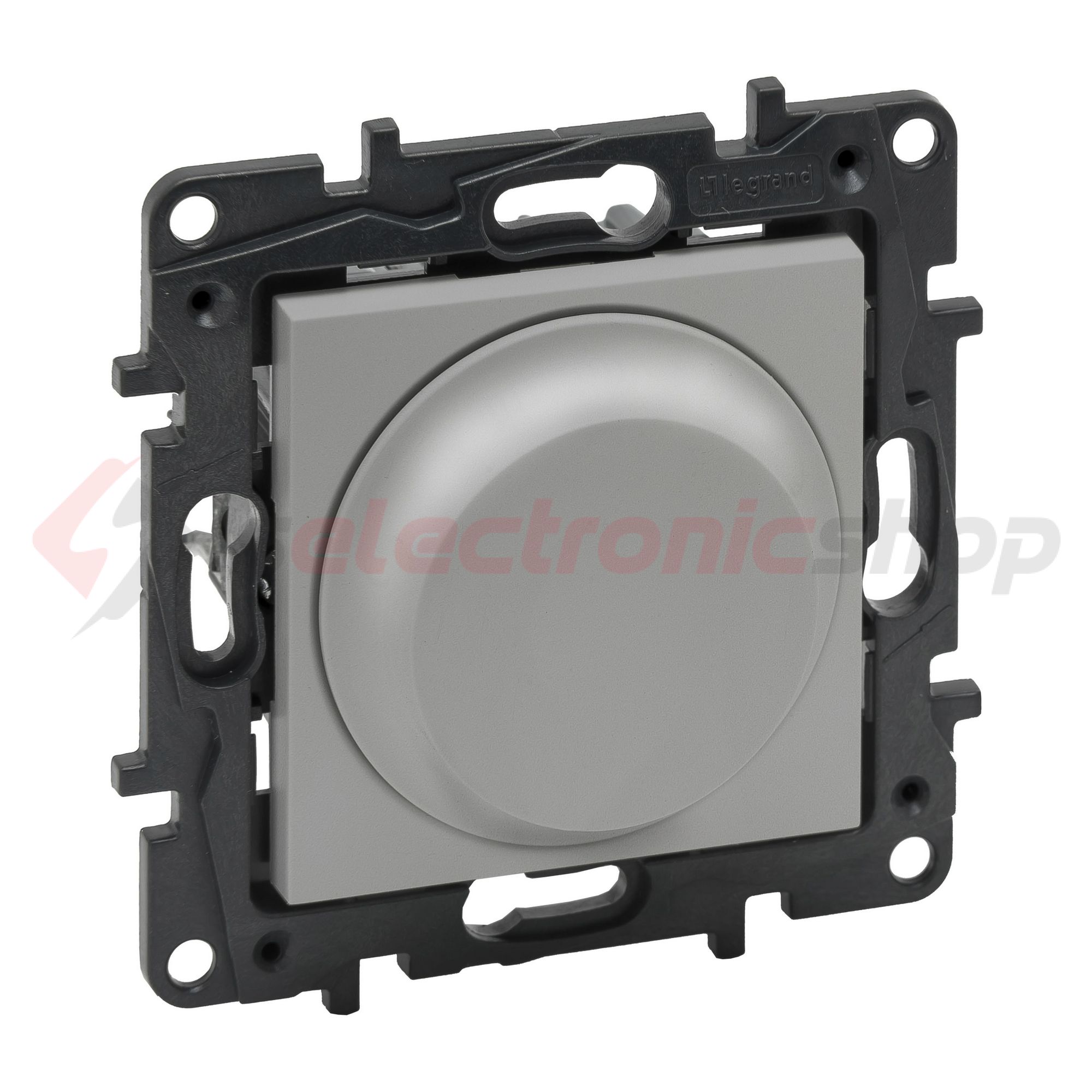 NiloéStep fényerőszabályzó 2vez. betét közp. fedéllel forgatógomb fehér 300W süllyesztett LEGRAND - 863152