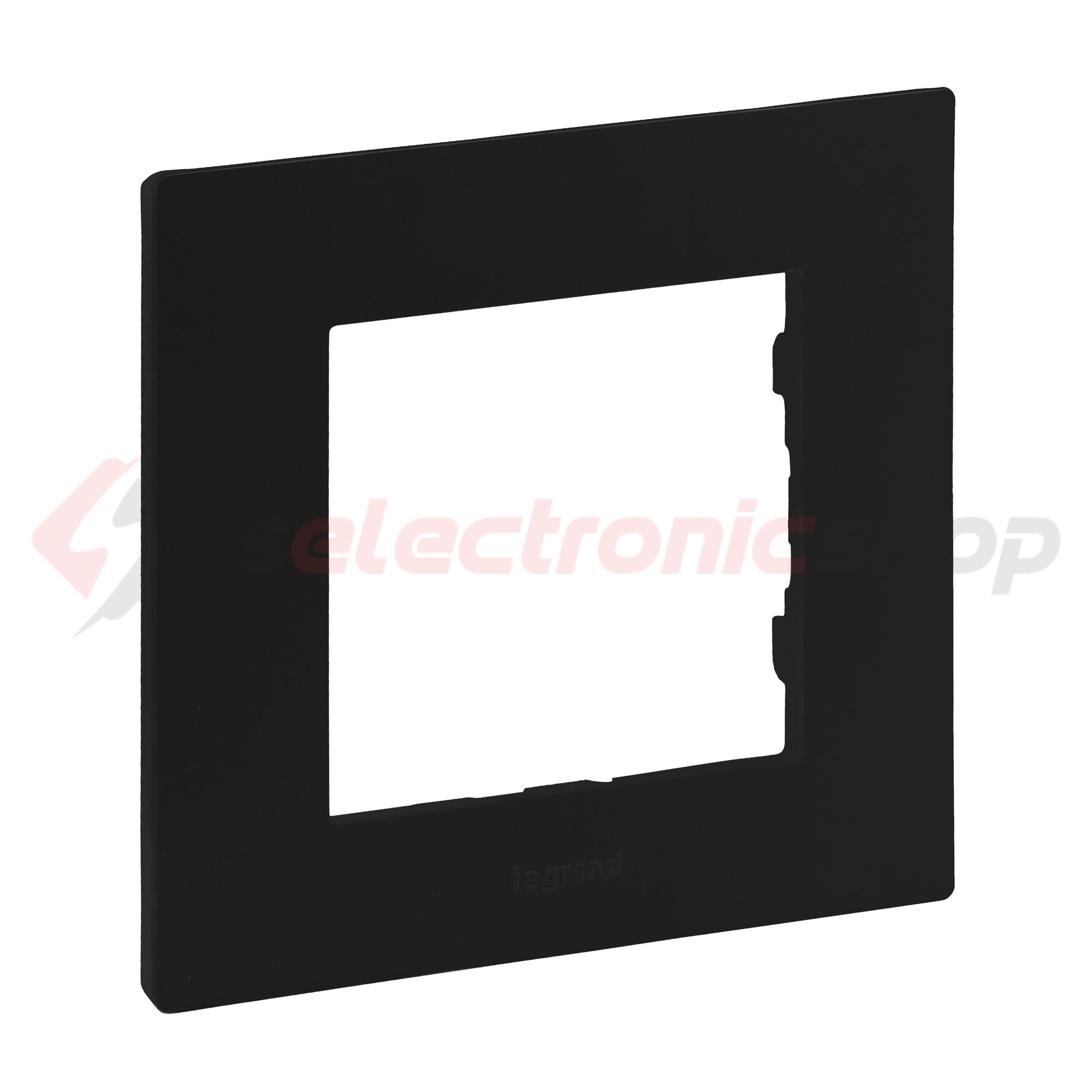 NiloéStep keret 1-egység vízszintes és függőleges műanyag fekete kezeletlen LEGRAND - 863591