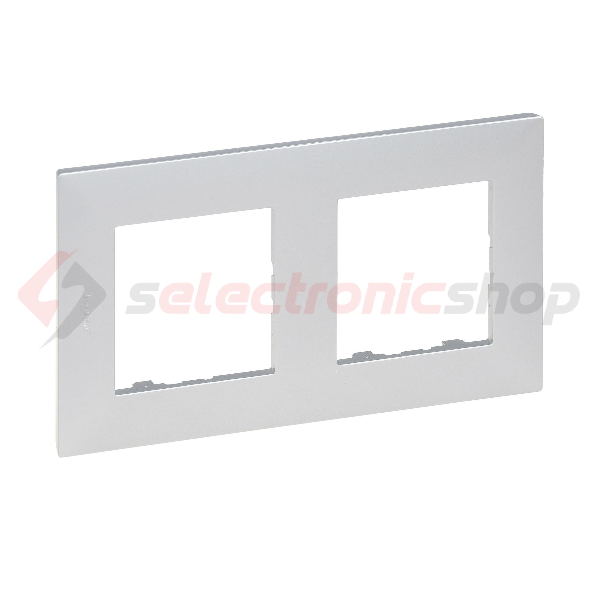 NiloéStep keret 2-egység vízszintes és függőleges műanyag alumínium kezeletlen LEGRAND - 863392