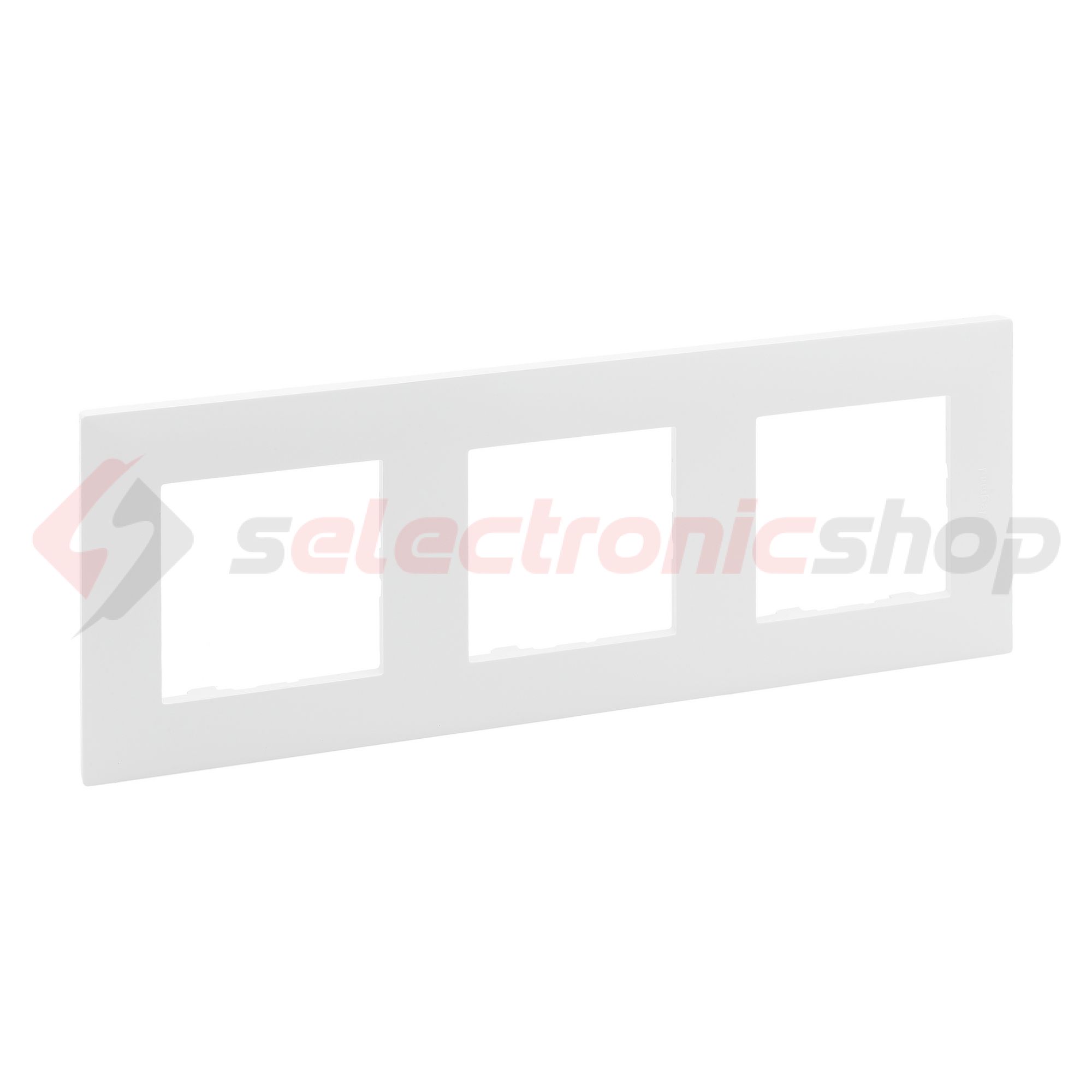 NiloéStep keret 3-egység vízszintes és függőleges műanyag fehér kezeletlen LEGRAND - 863193