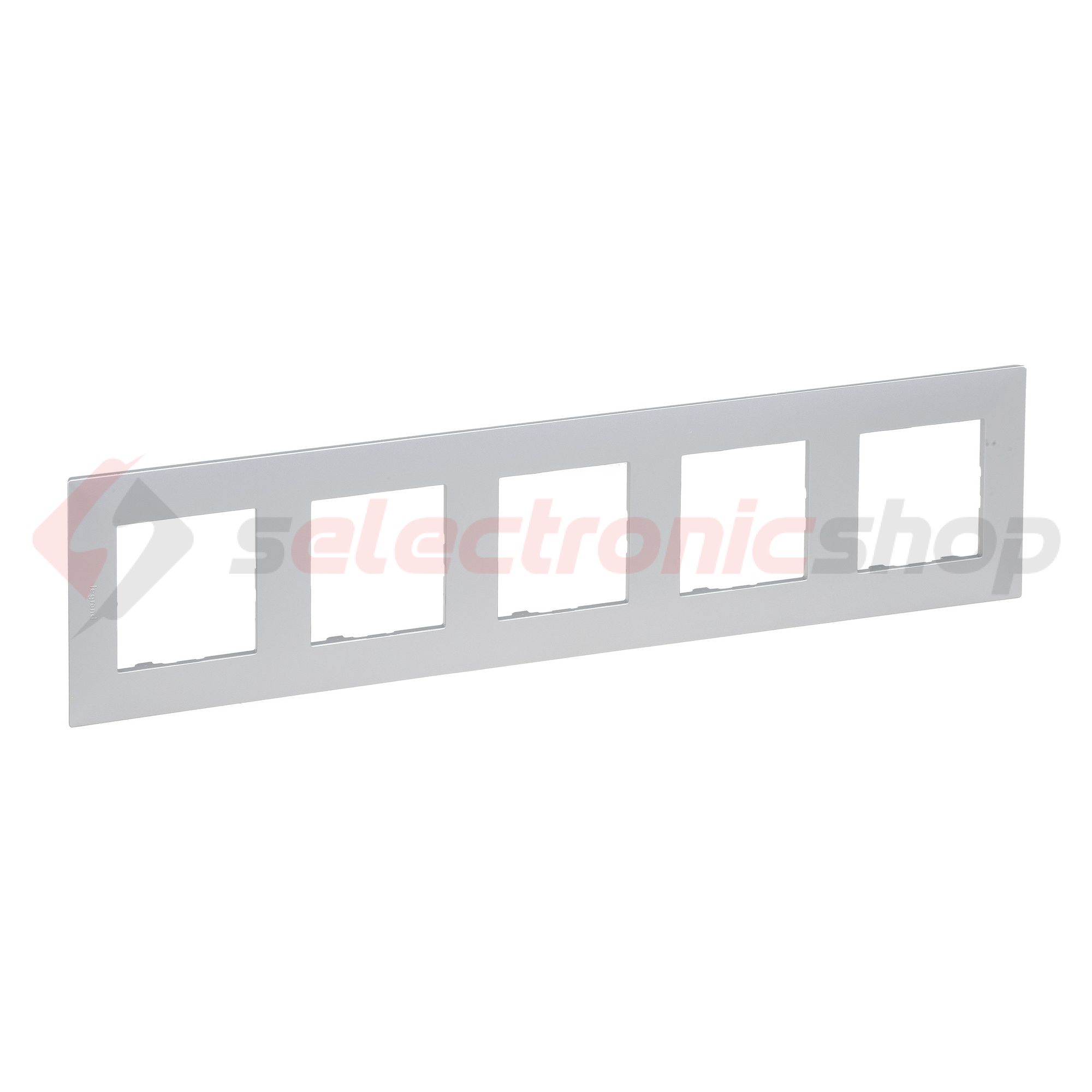 NiloéStep keret 5-egység vízszintes és függőleges műanyag alumínium kezeletlen LEGRAND - 863395