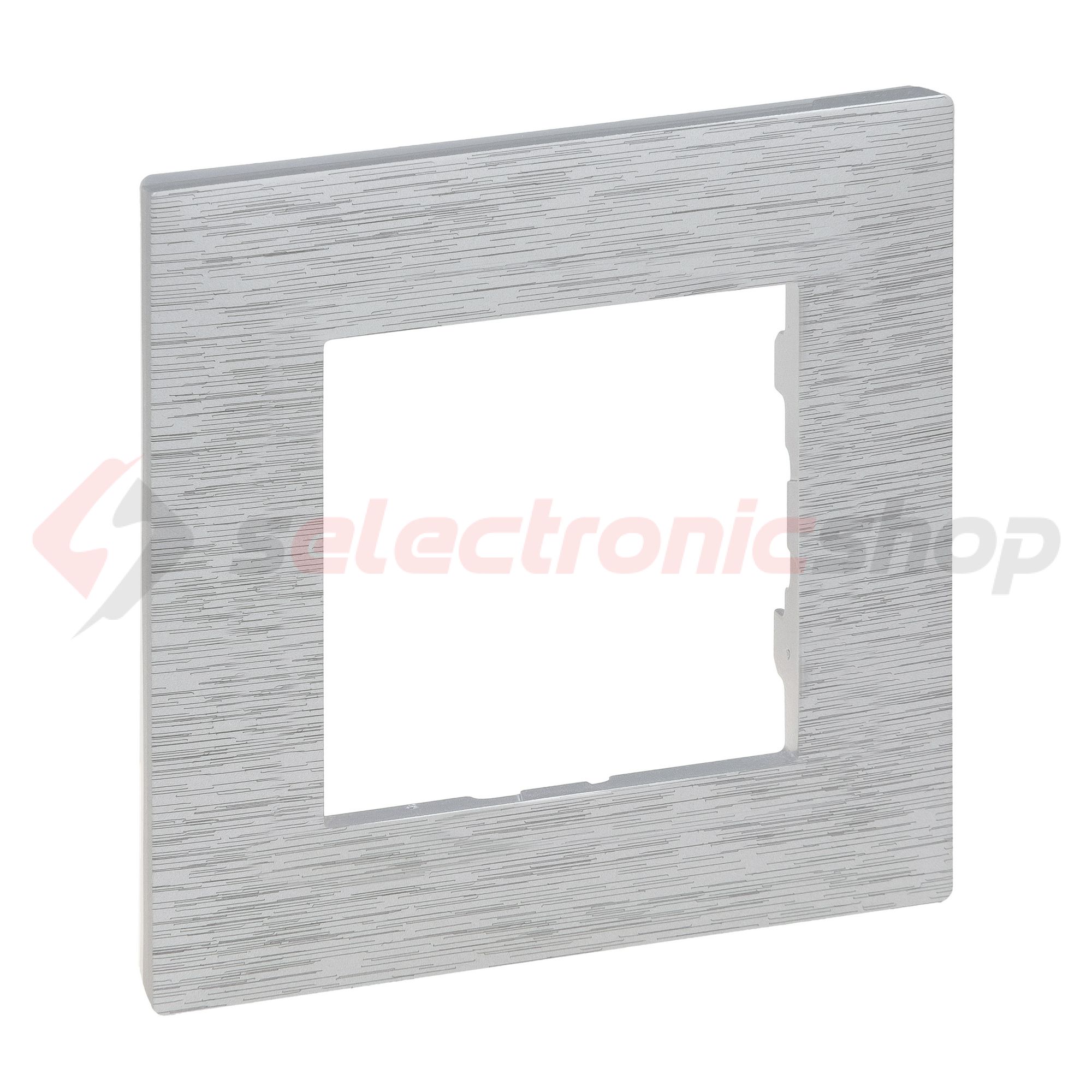 NiloéStep keret csiszolt alumínium 1-egység vízszintes és függőleges műanyag kezeletlen LEGRAND - 863891