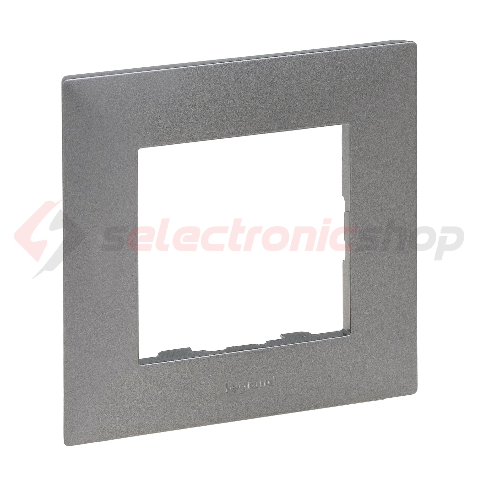 NiloéStep keret grafit szürke 1-egység vízszintes és függőleges műanyag kezeletlen LEGRAND - 863491