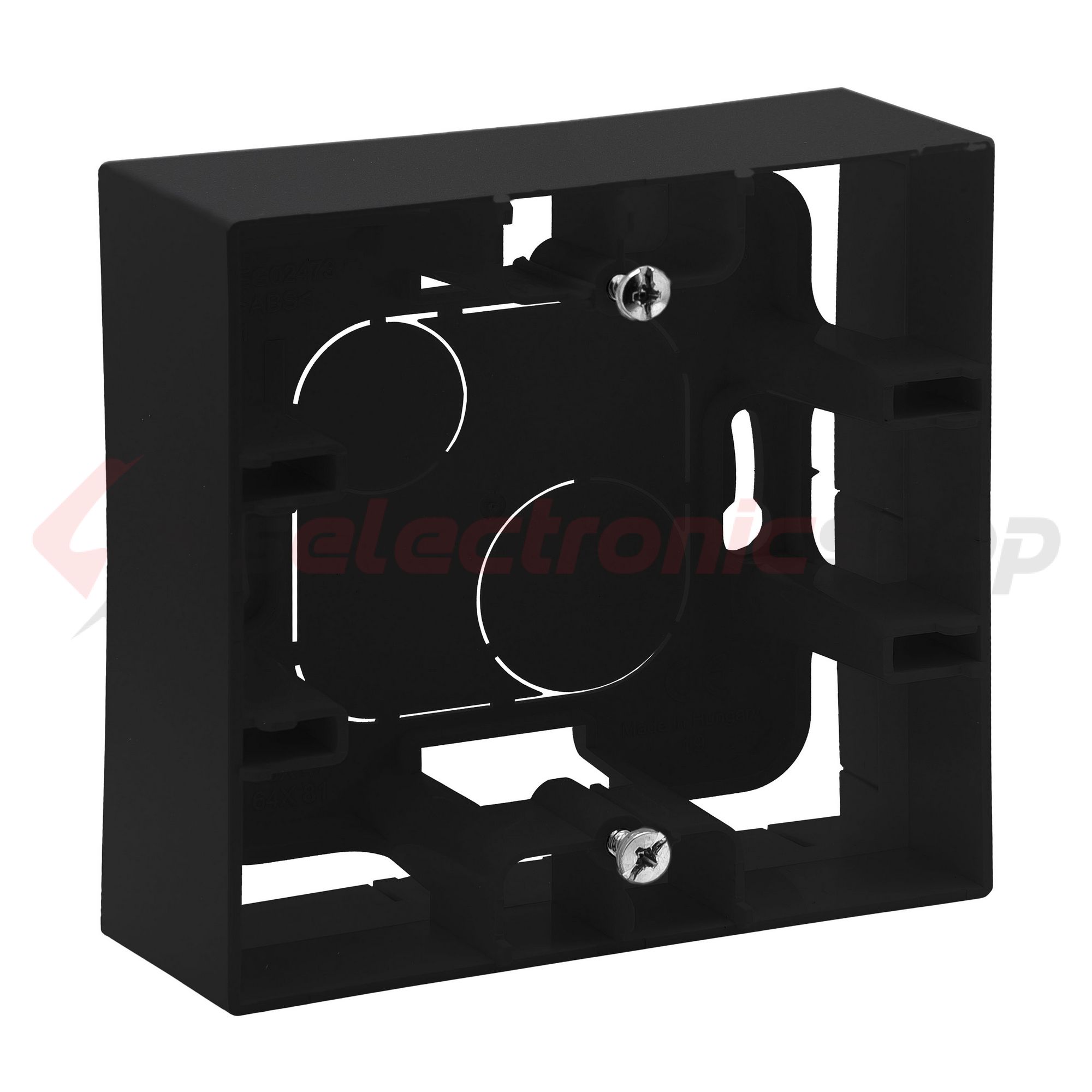 NiloéStep kiemelődoboz 1-egység vízszintes és függőleges fekete műanyag IP2X LEGRAND - 863597