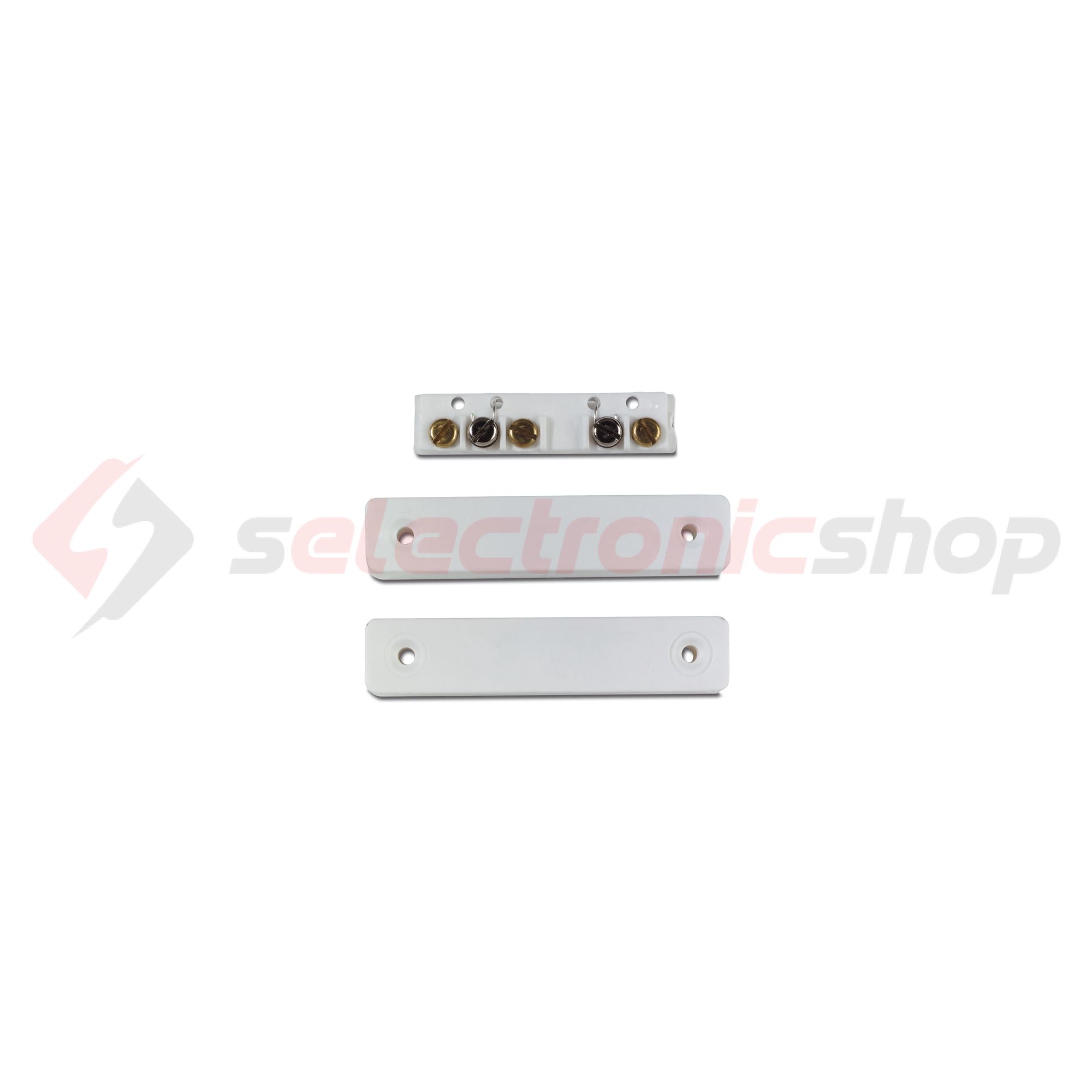 Nyitásérzékelő (reed-relé) 4vez. 20mm kapcs táv. falonkívüli fehér UTCF - MM102