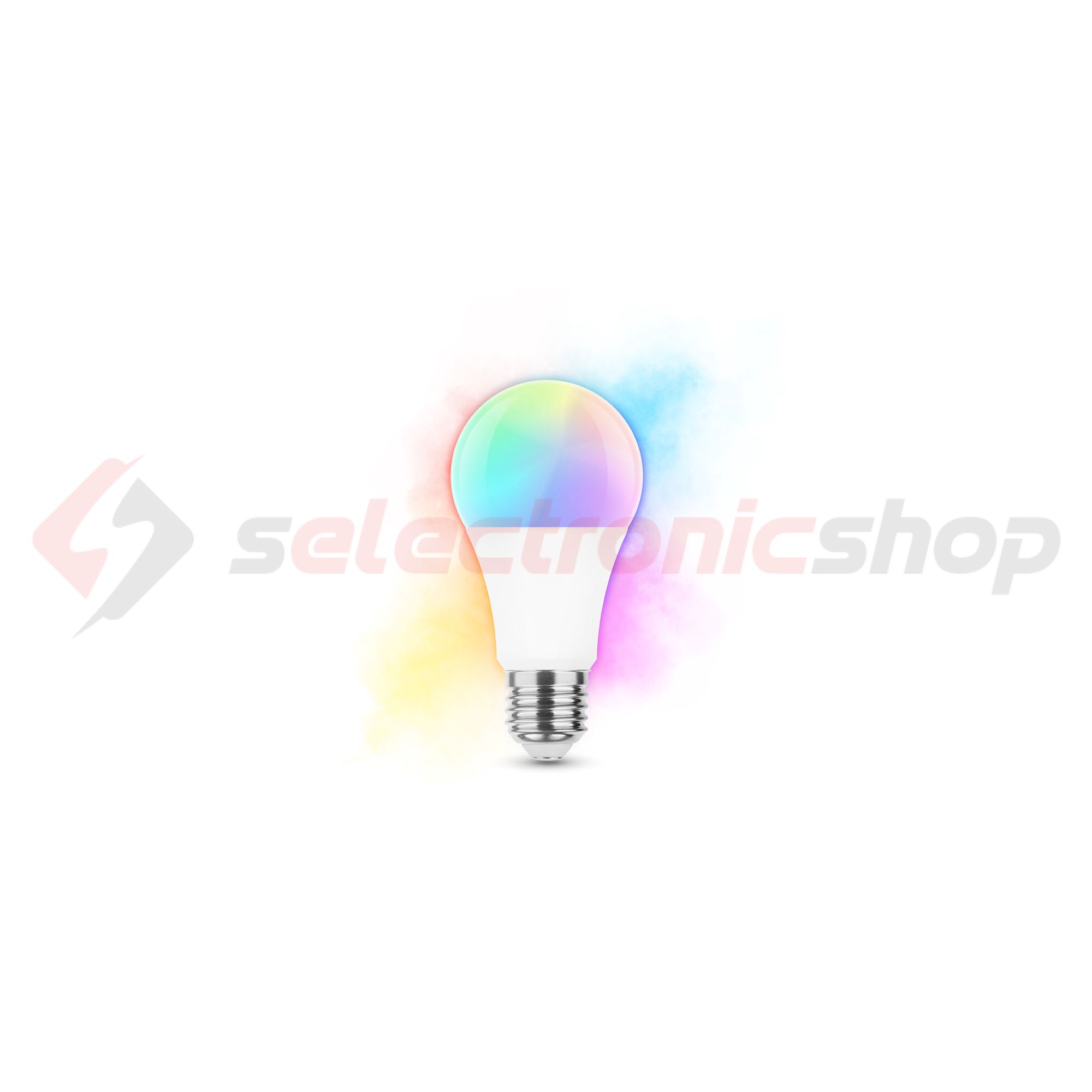 Okos LED lámpa A60 (Tuya Wi-Fi) körte A 9,4W- 60W E27 806lm DIM 220-240V AC LED Smart Modee - MSL-G9,4WE27RGB