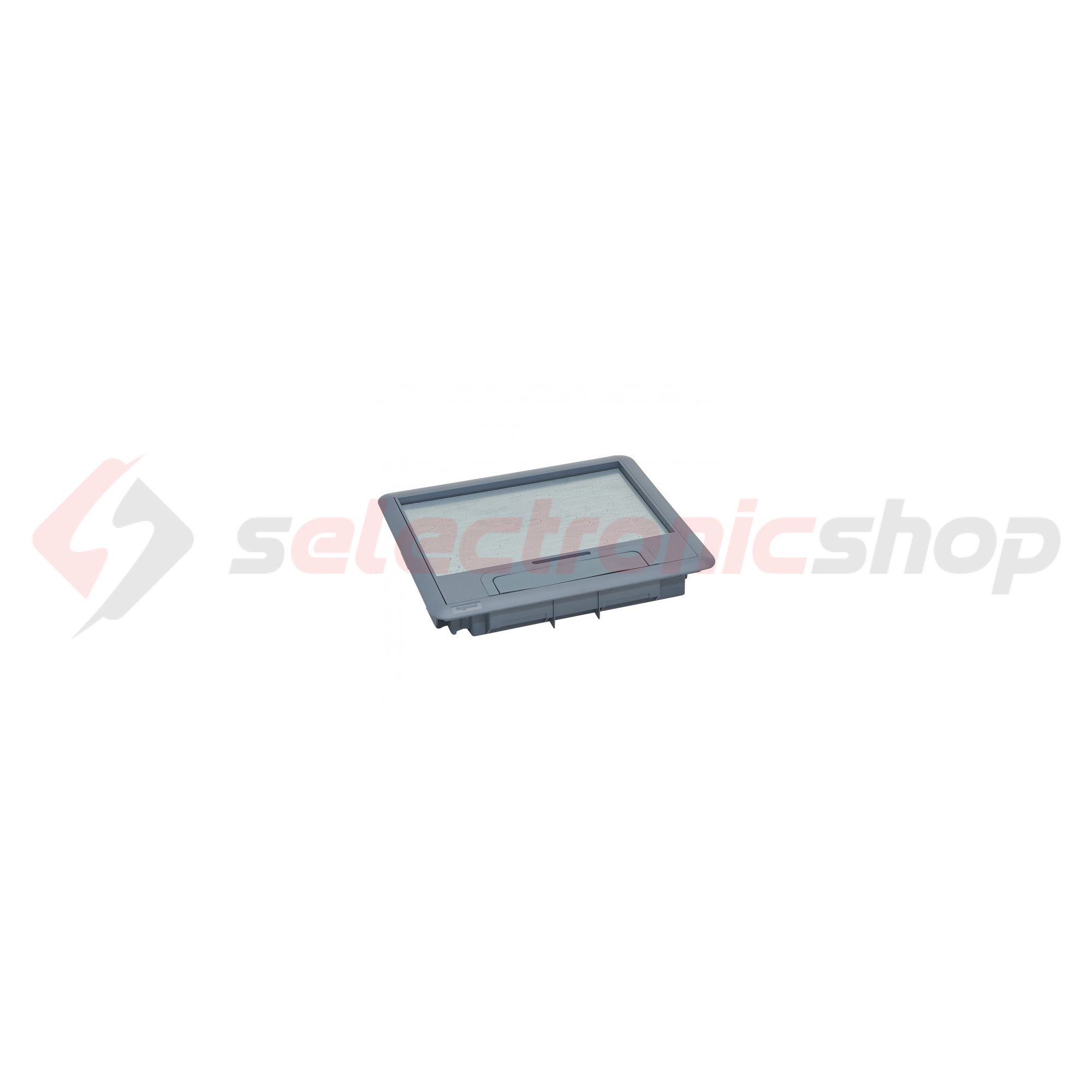 Padlódoboz csapófedél 12/18 modulos standard dobozhoz téglalap 18-szerelvényhez szürke LEGRAND - 088001