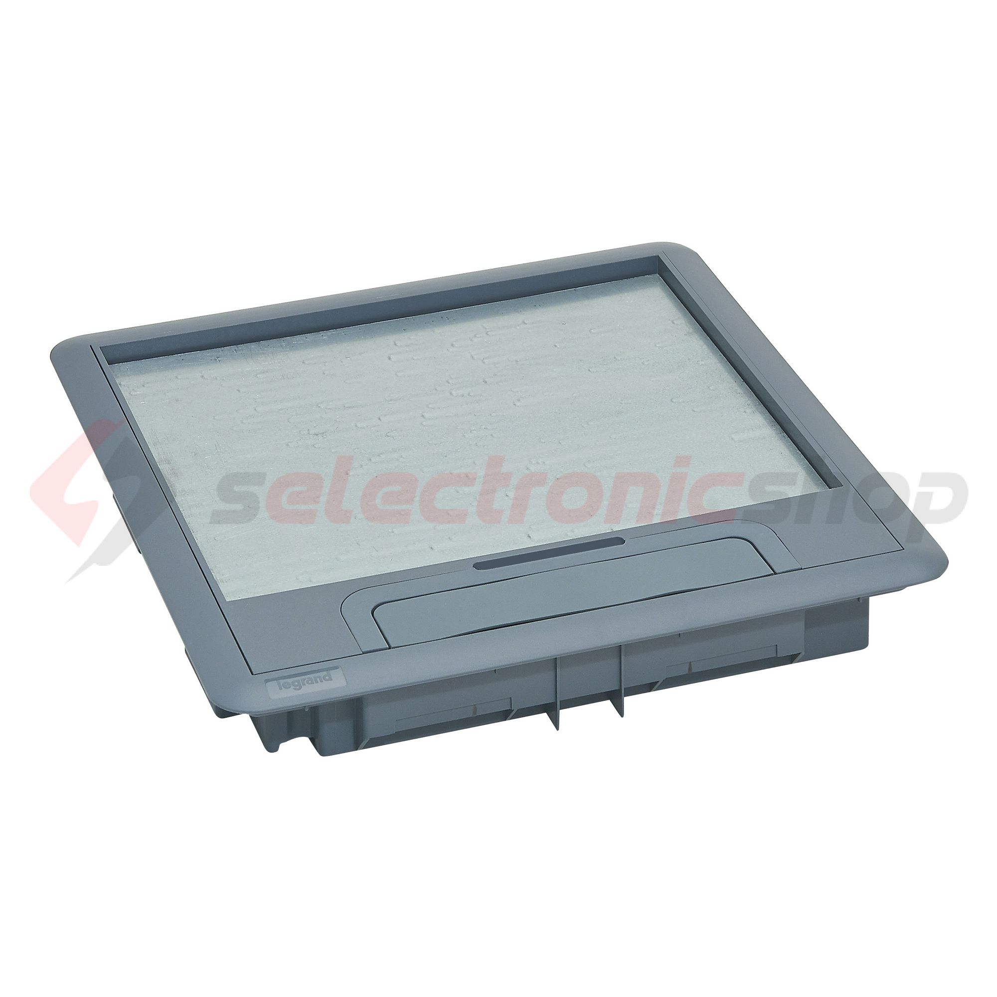 Padlódoboz csapófedél 16/24 modulos standard dobozhoz Mosaic téglalap szürke LEGRAND - 088002