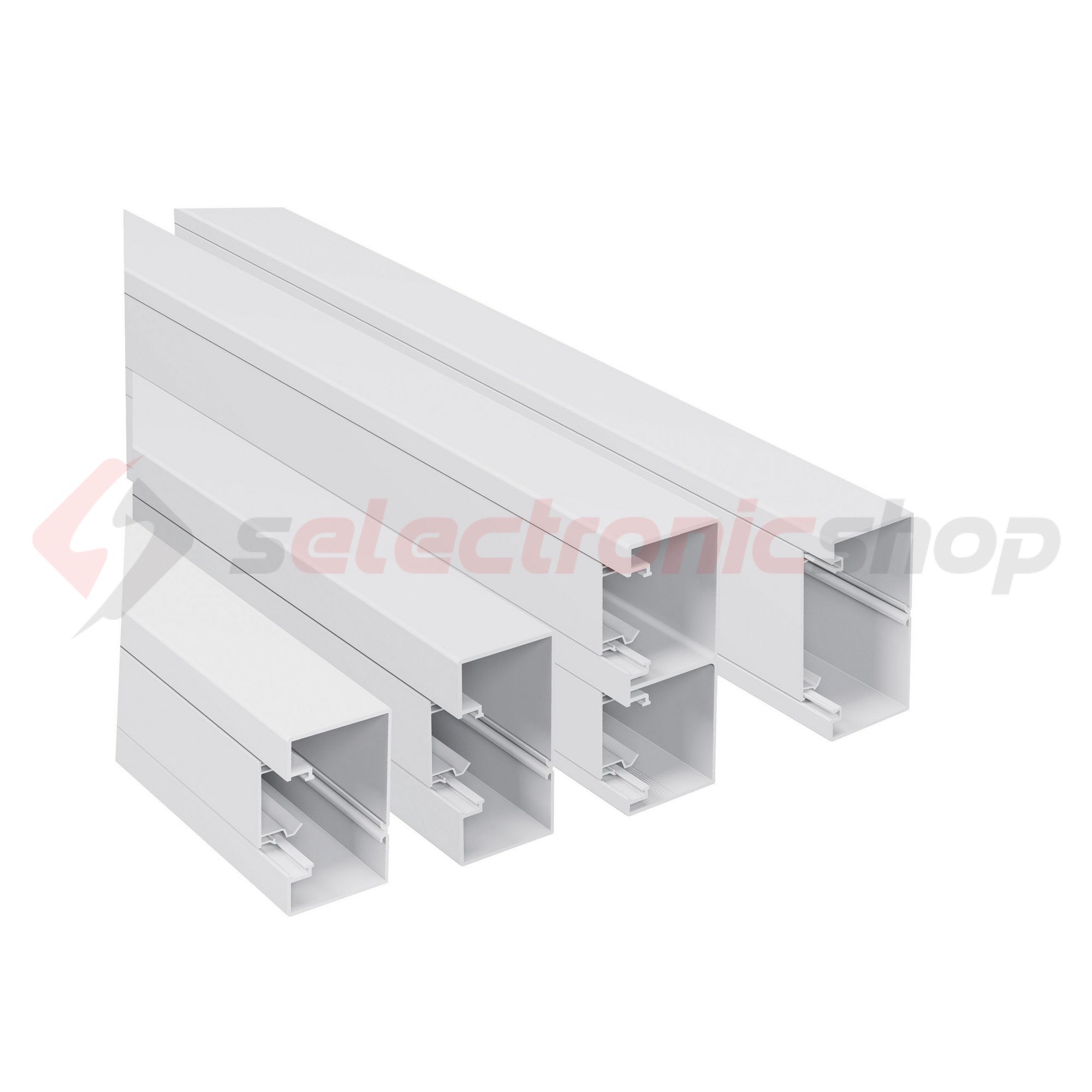 Parapetcsatorna 100mm x 50mm 2000mm kezeletlen műanyag fényesfehér fedéllel DLP-S LEGRAND - 638030