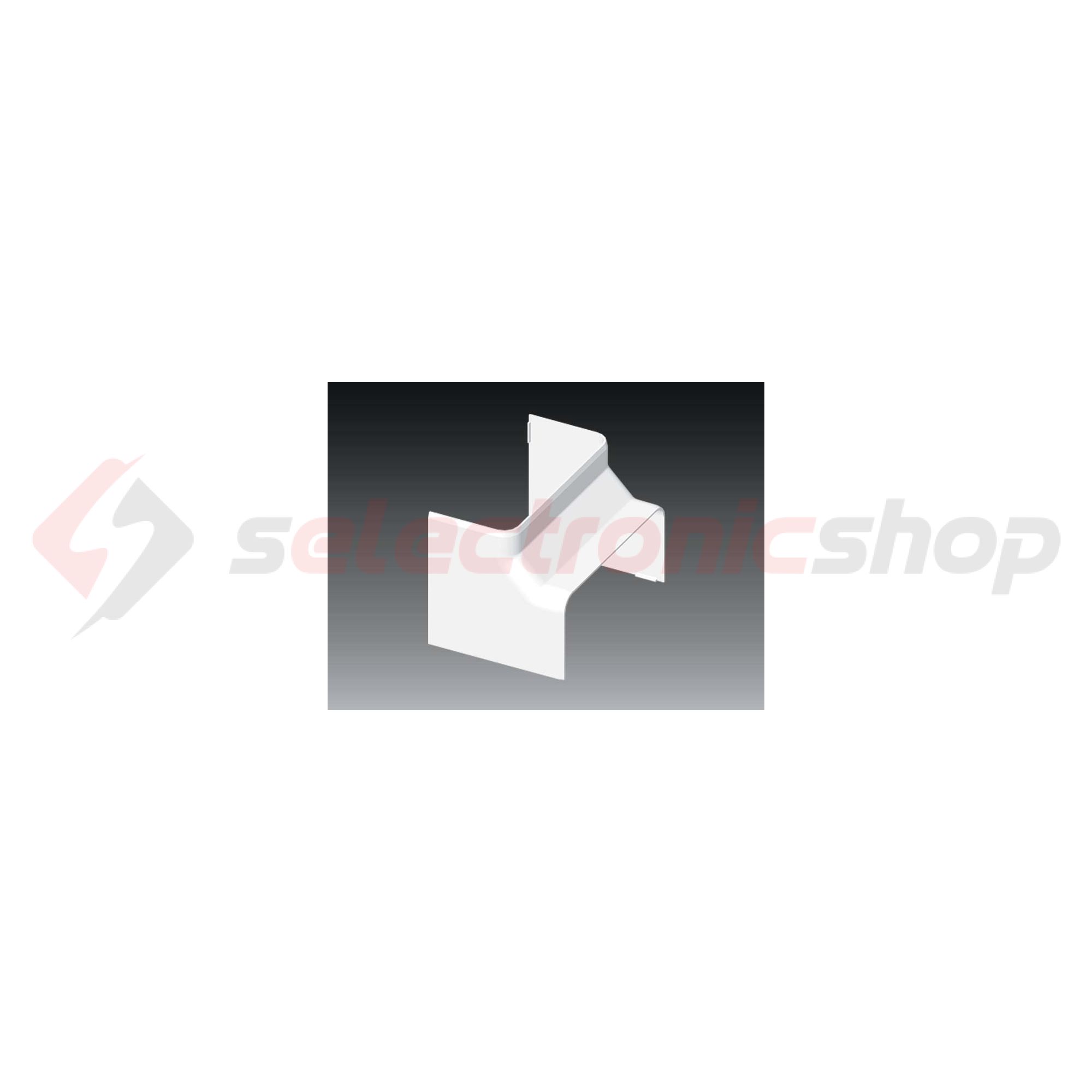 Parapetcsatorna belső sarok 140X60-hoz szimmetrikus 90° fényesfehér műanyag PVC EKE KOPOS - 8565_HB