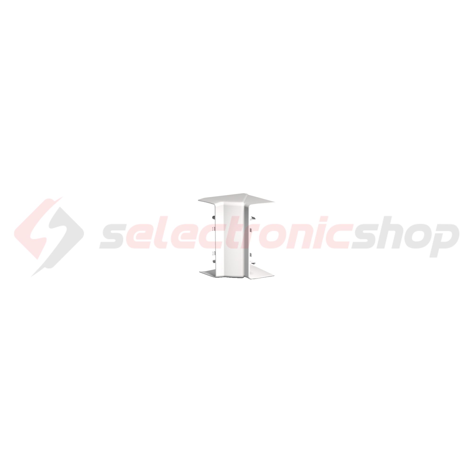 Parapetcsatorna belső sarok 75x55-höz szimmetrikus 80-100° fényesfehér OptiLine 45 Schneider - ISM10101P