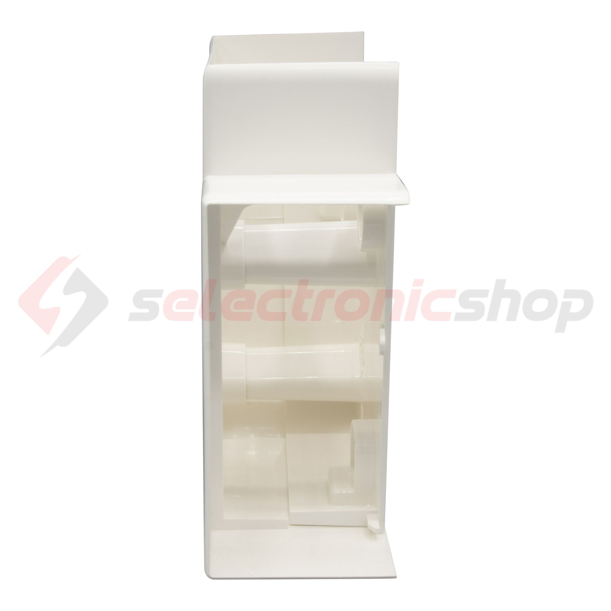 Parapetcsatorna L-idom 100x50-hez emelkedő/süllyedő 90° fényesfehér műanyag DLP-S LEGRAND - 638033