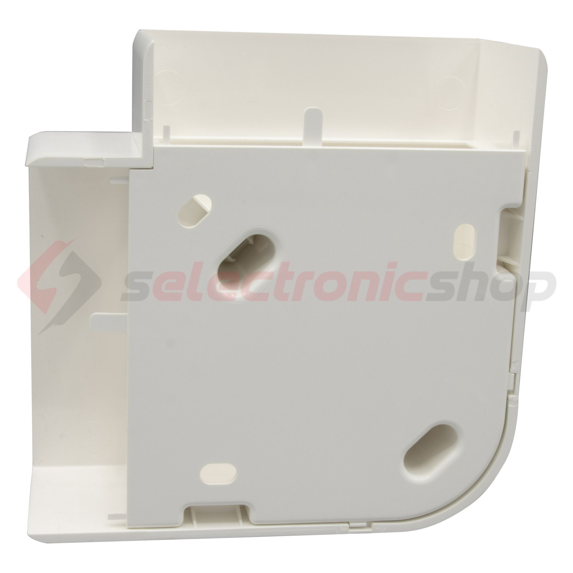 Parapetcsatorna L-idom 100x50-hez emelkedő/süllyedő 90° fényesfehér műanyag DLP-S LEGRAND - 638033