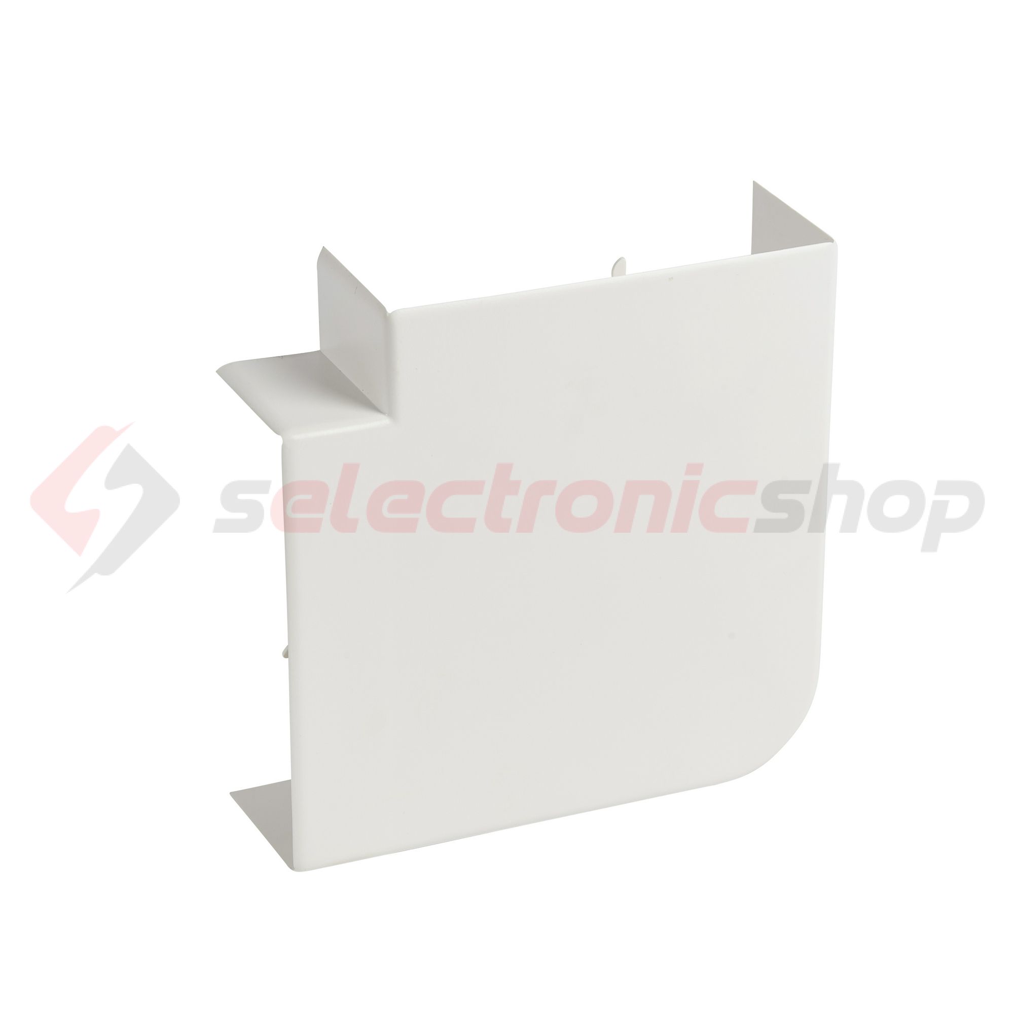 Parapetcsatorna L-idom 130x50-hez emelkedő/süllyedő 90° fényesfehér műanyag DLP-S LEGRAND - 638043