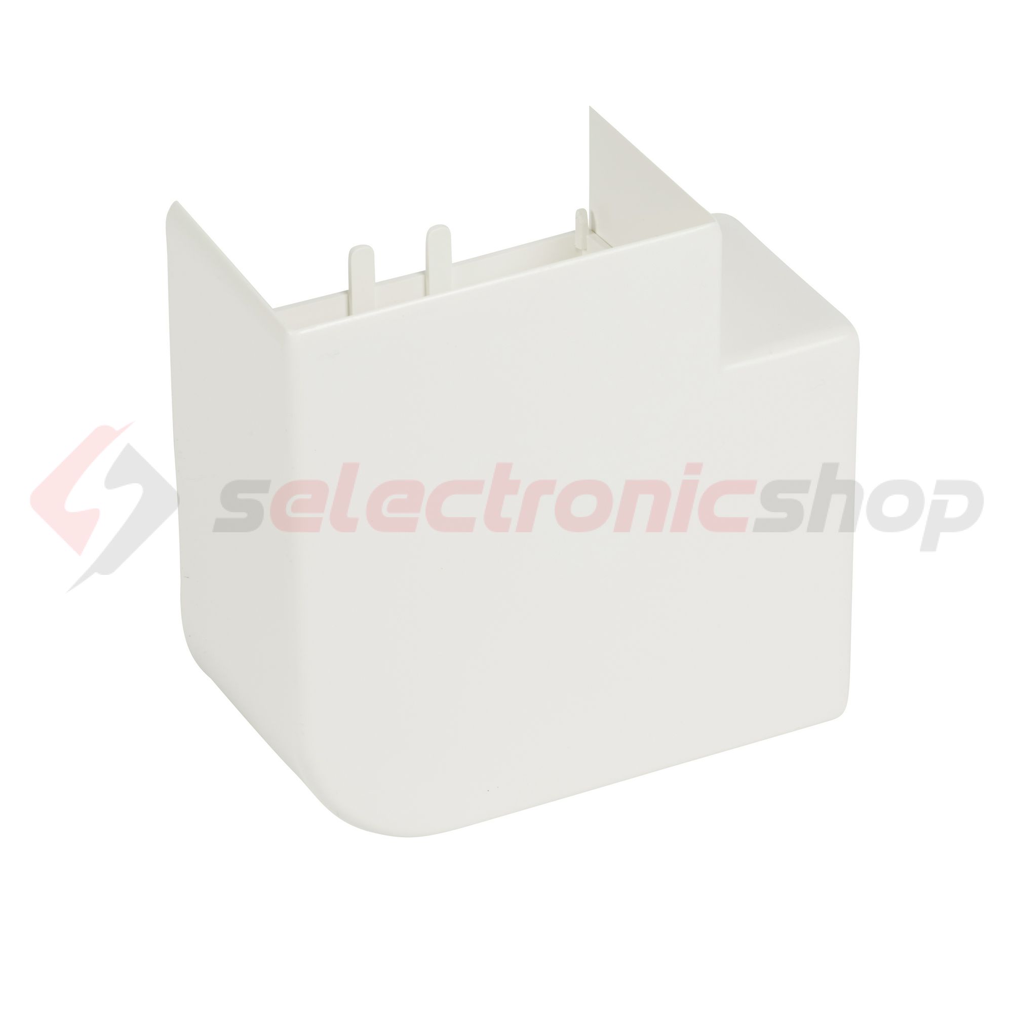 Parapetcsatorna L-idom 85x50-hez emelkedő/süllyedő 90° fényesfehér műanyag DLP-S LEGRAND - 638023