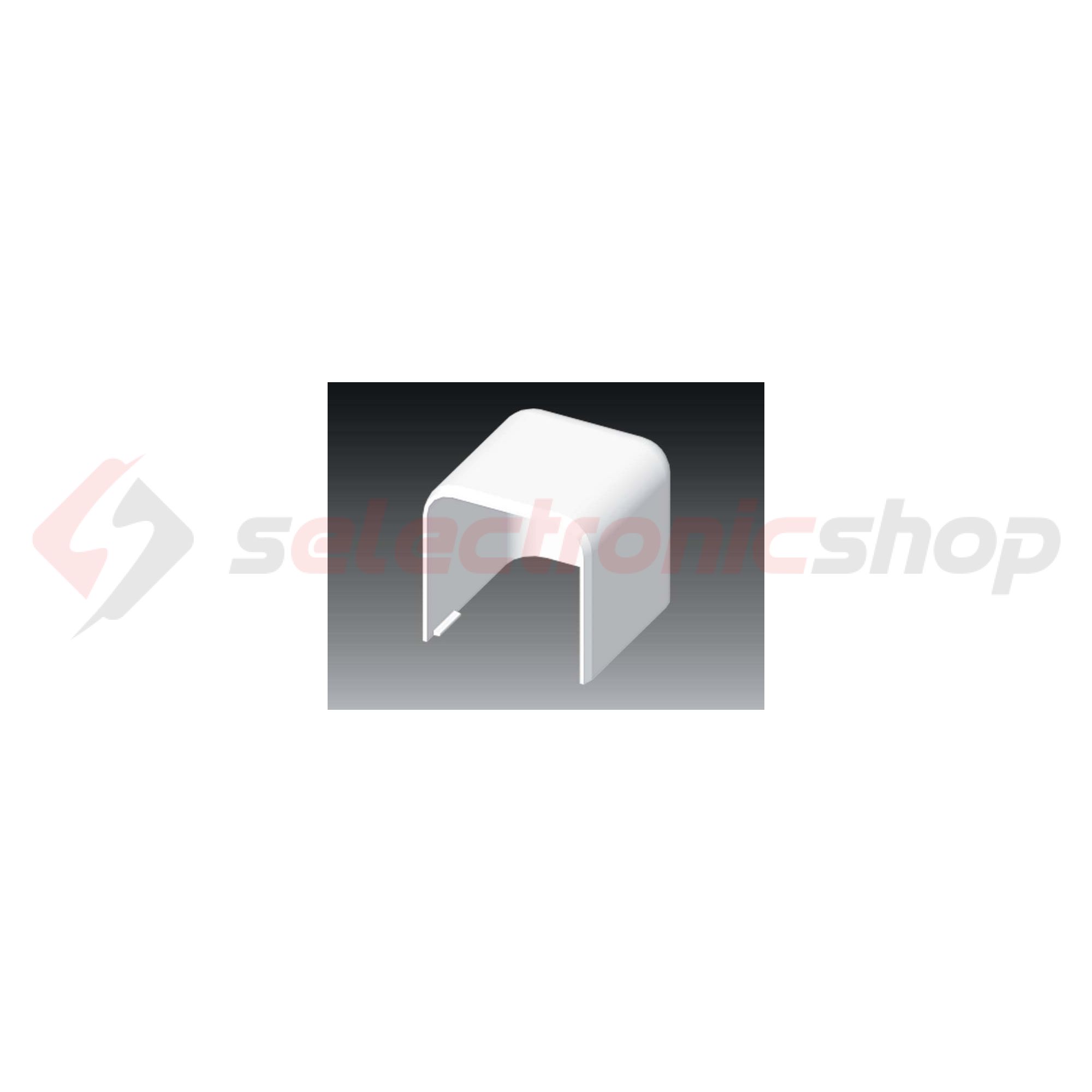 Parapetcsatorna végzáró 60X60-hoz szimmetrikus 60mmx 60mm műanyag fényesfehér EKE KOPOS - 8541_HB