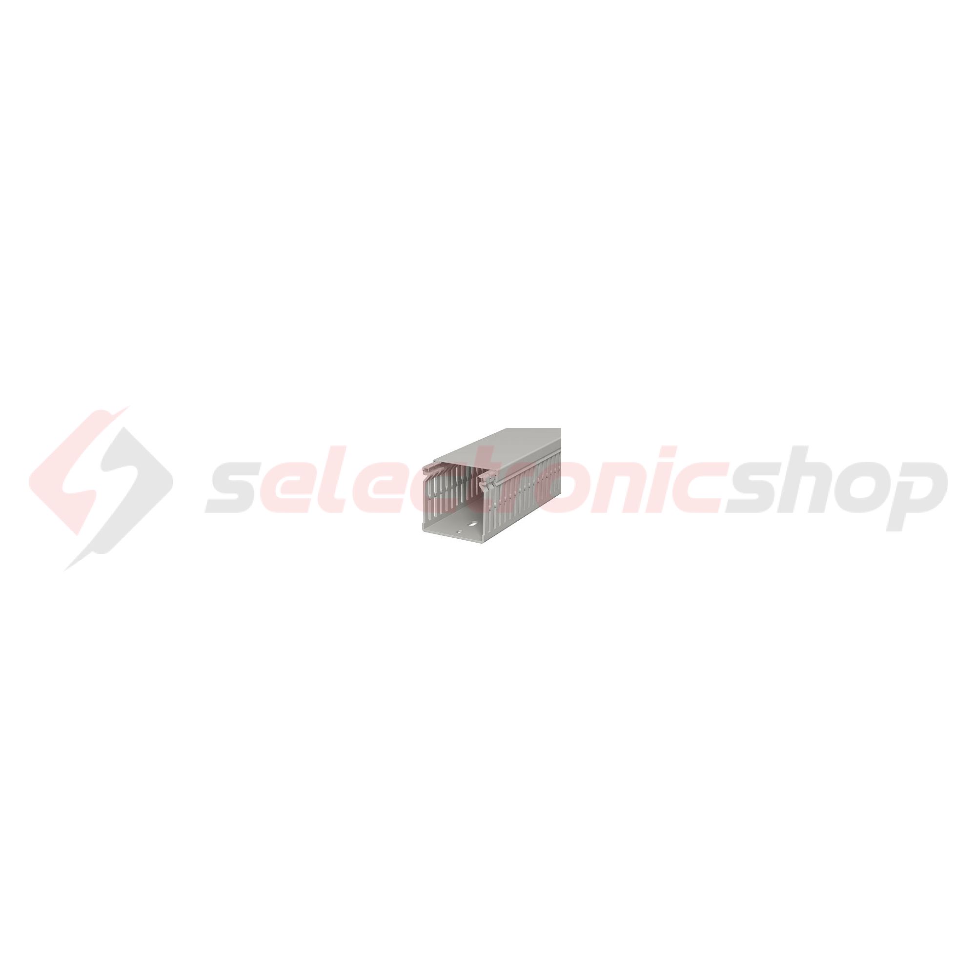 Perforált huzalozócsatorna 60mm x 60mm x 2000mm gránitszürke 12.5mm LK4 N 60060 OBO-BETTERMANN - 6178207