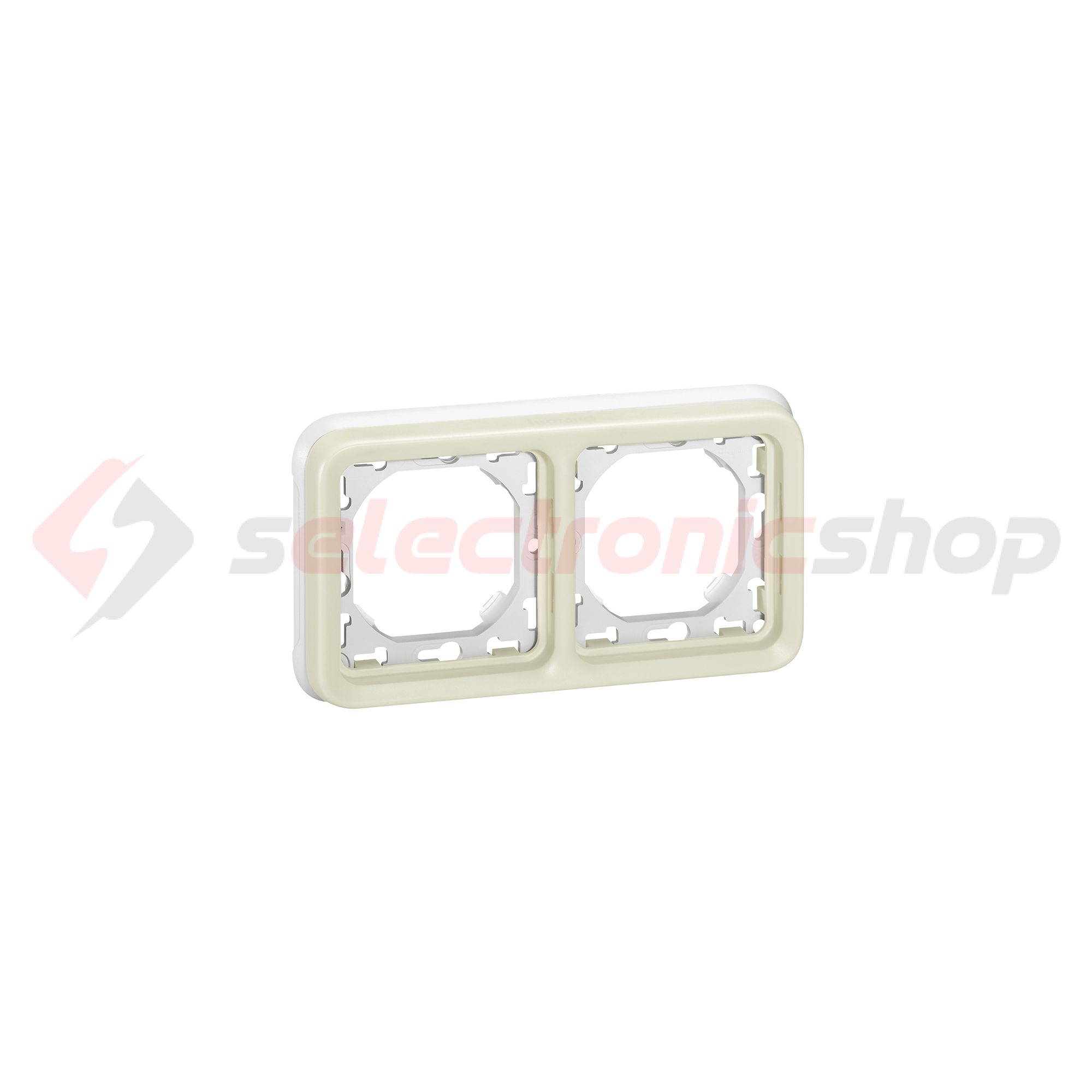 Plexo keret 2-es fehér vízszintes IP55 műanyag LEGRAND - 069694