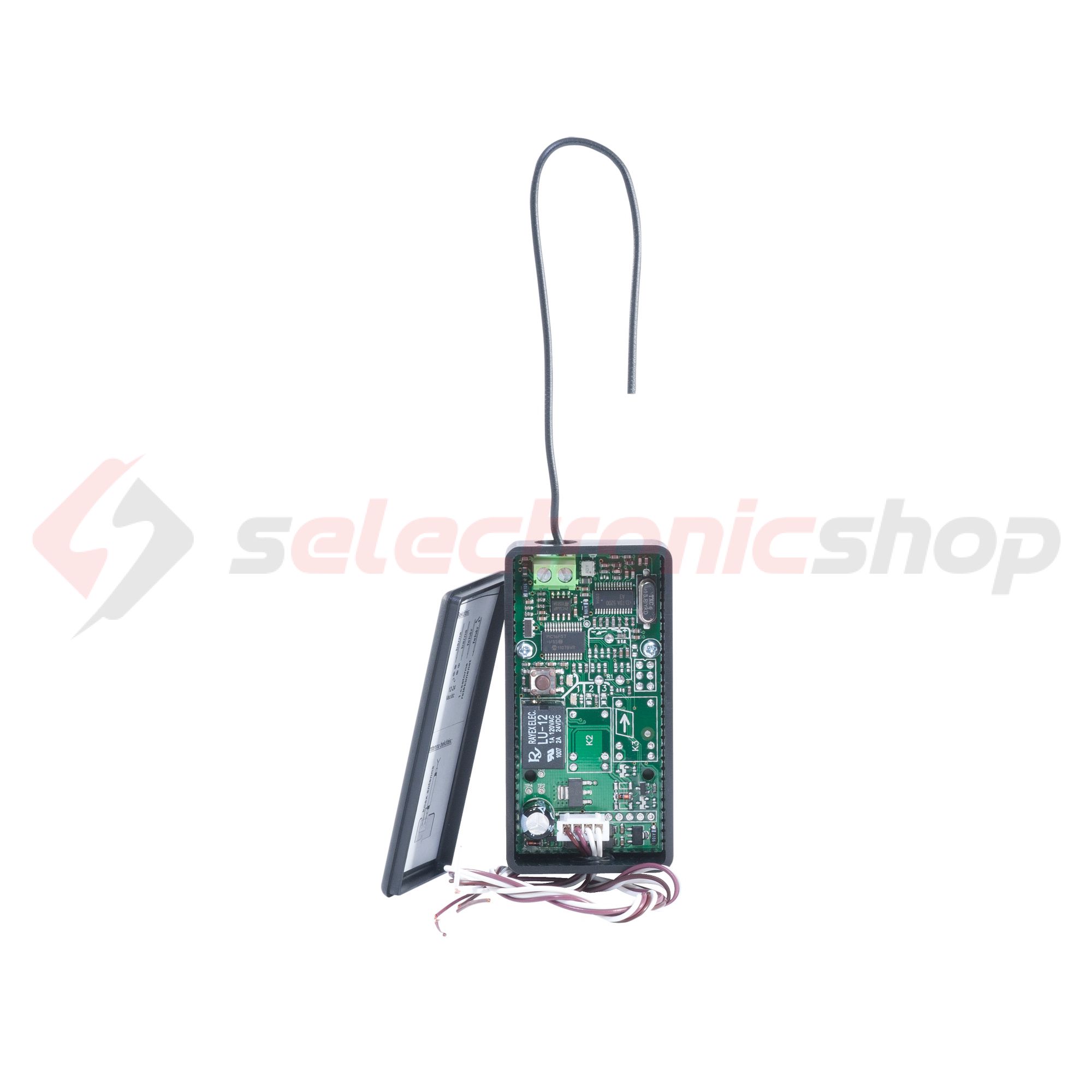 Rádiós vevő kapuhoz 1csatorna 433MHz HCS ugrókód univerzális dobozos  UNI1-433 OVERGATE