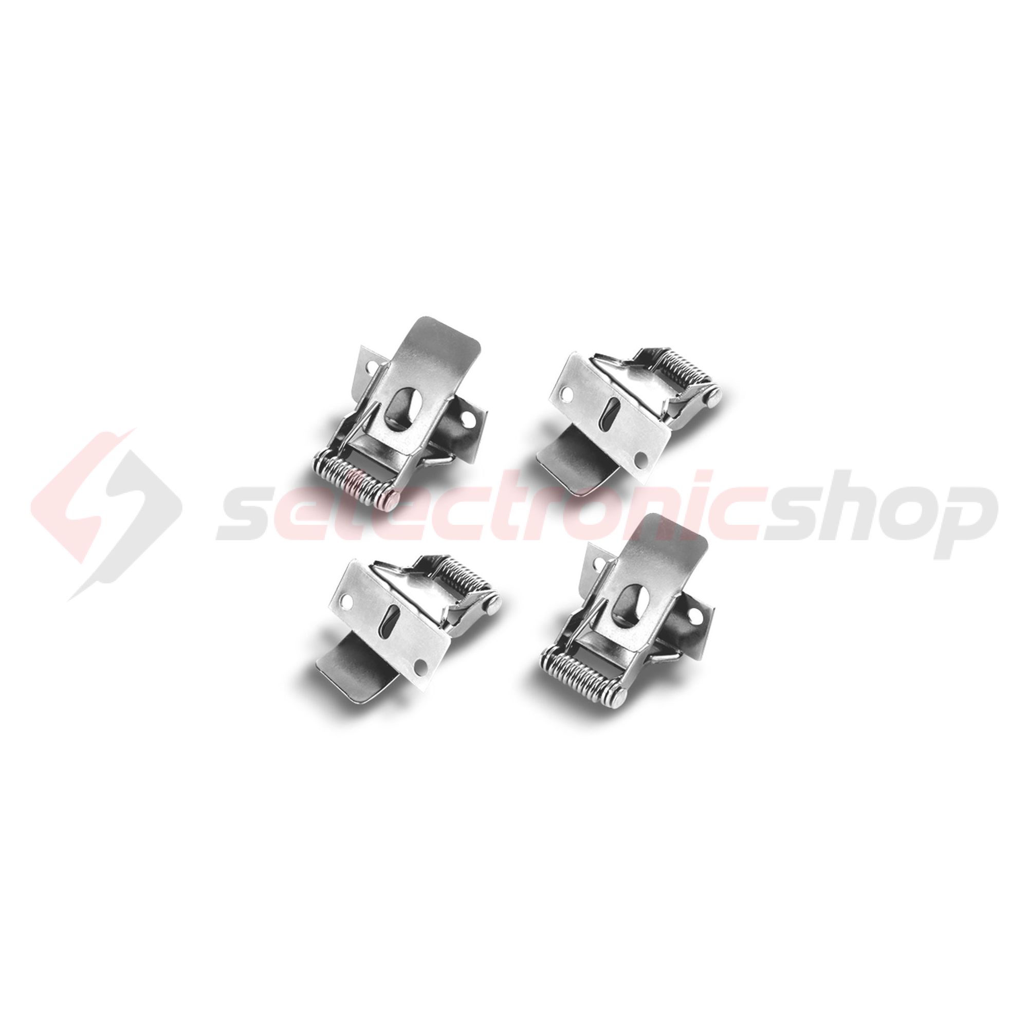 Rugós rögzítő készlet LED panelhez (4db) ezüst acél Backlit Modee - MPL-CEM4-BL