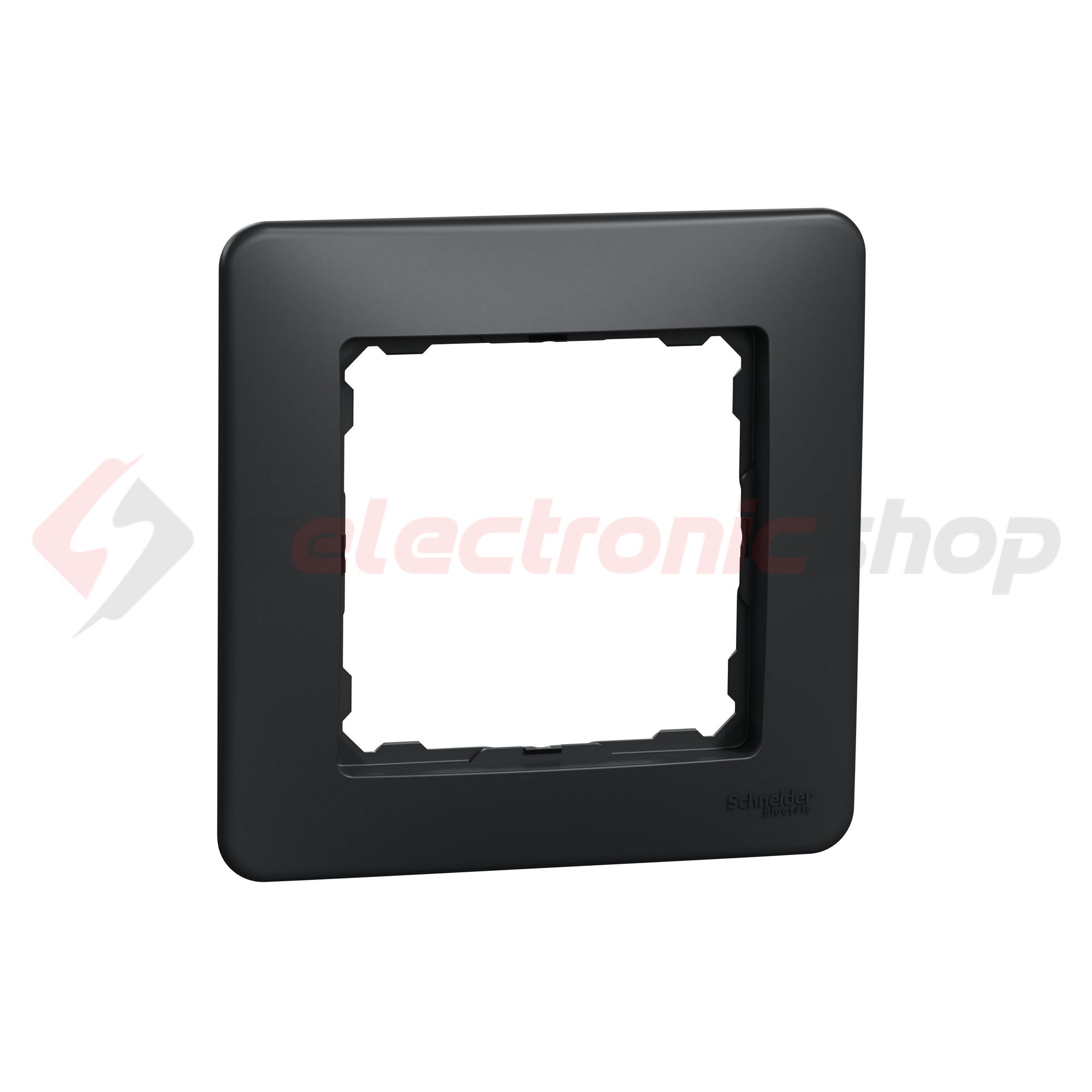 SednaDesign keret 1-es vízszintes és függőleges műanyag antracit Schneider - SDD314801