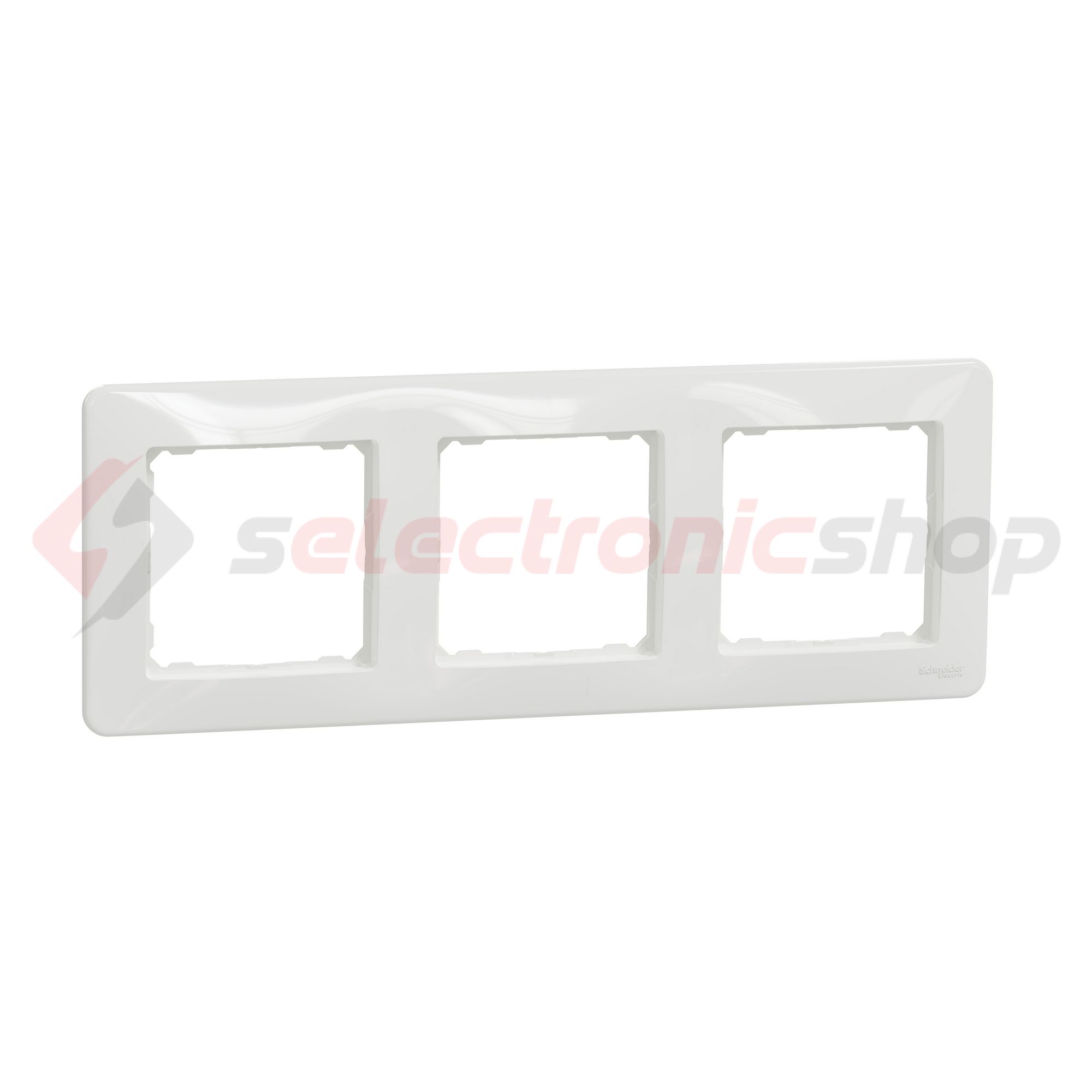 SednaDesign keret 3-es vízszintes és függőleges műanyag fehér Schneider - SDD311803