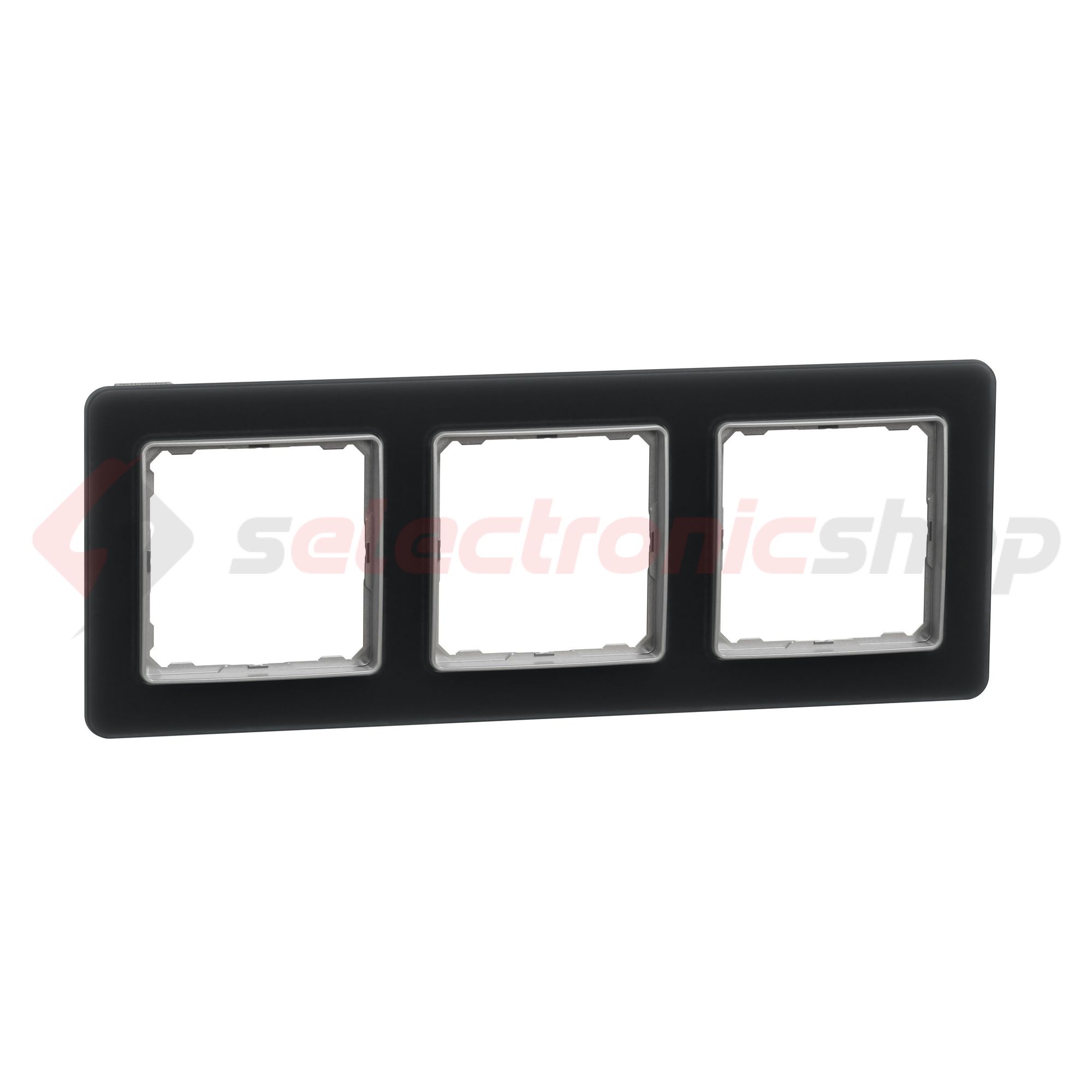 SednaElements keret füstkvarc 3-es vízszintes és függőleges műanyag Schneider - SDD362803