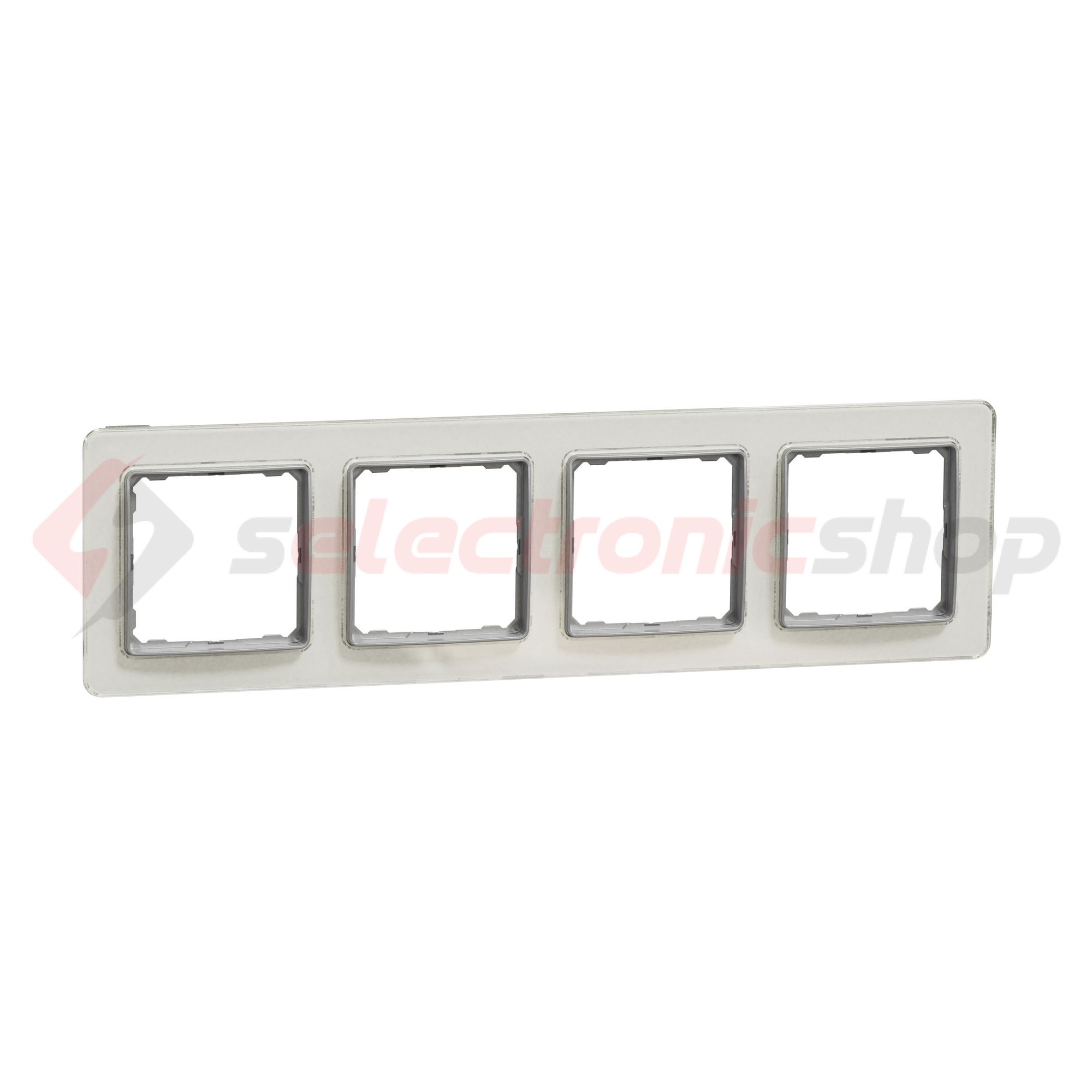 SednaElements keret opál 4-es vízszintes és függőleges műanyag Schneider - SDD360804