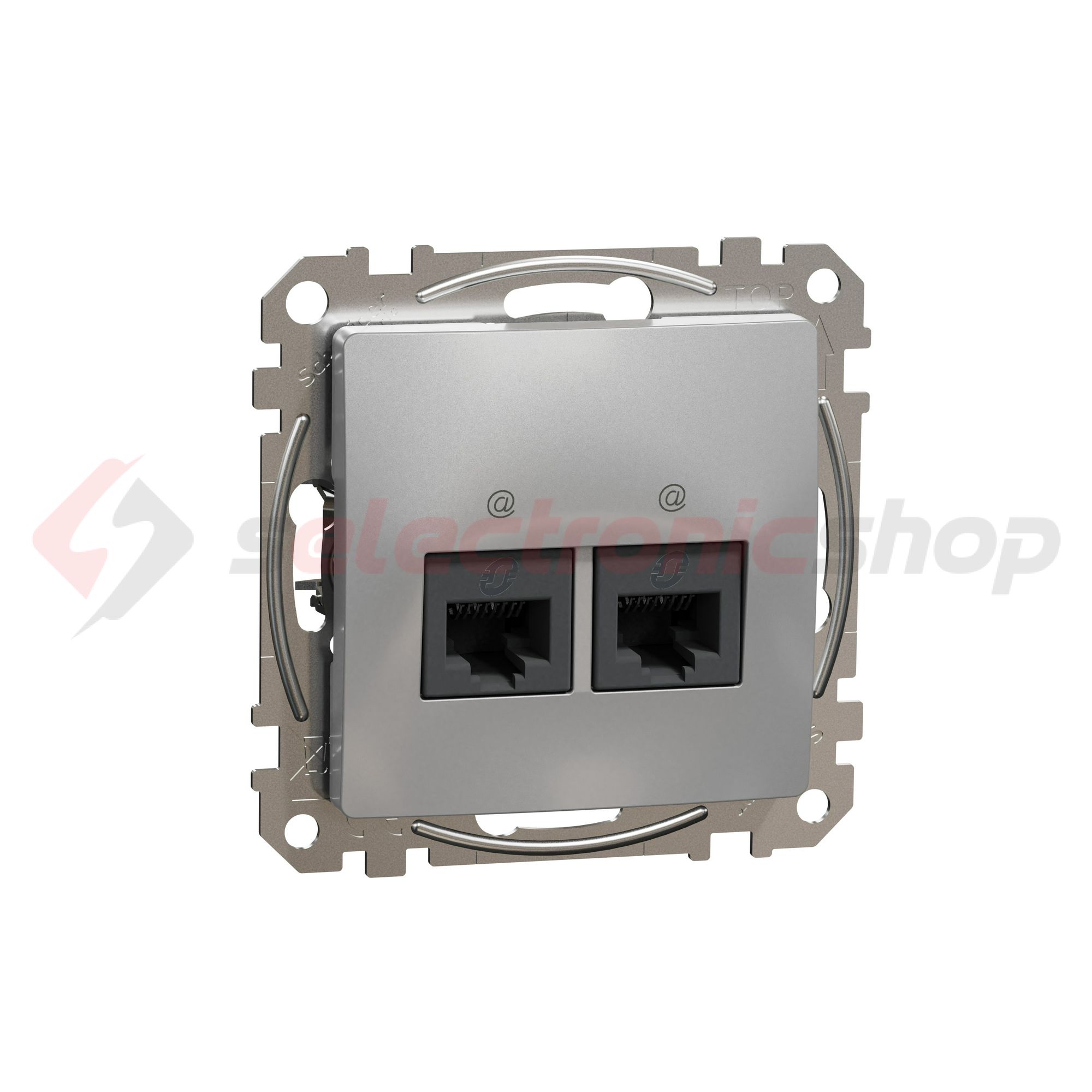 SednaÚj adatcsatlakozó dugalj UTP RJ45 8(8) Cat5e süllyesztett alumínium Schneider - SDD113452