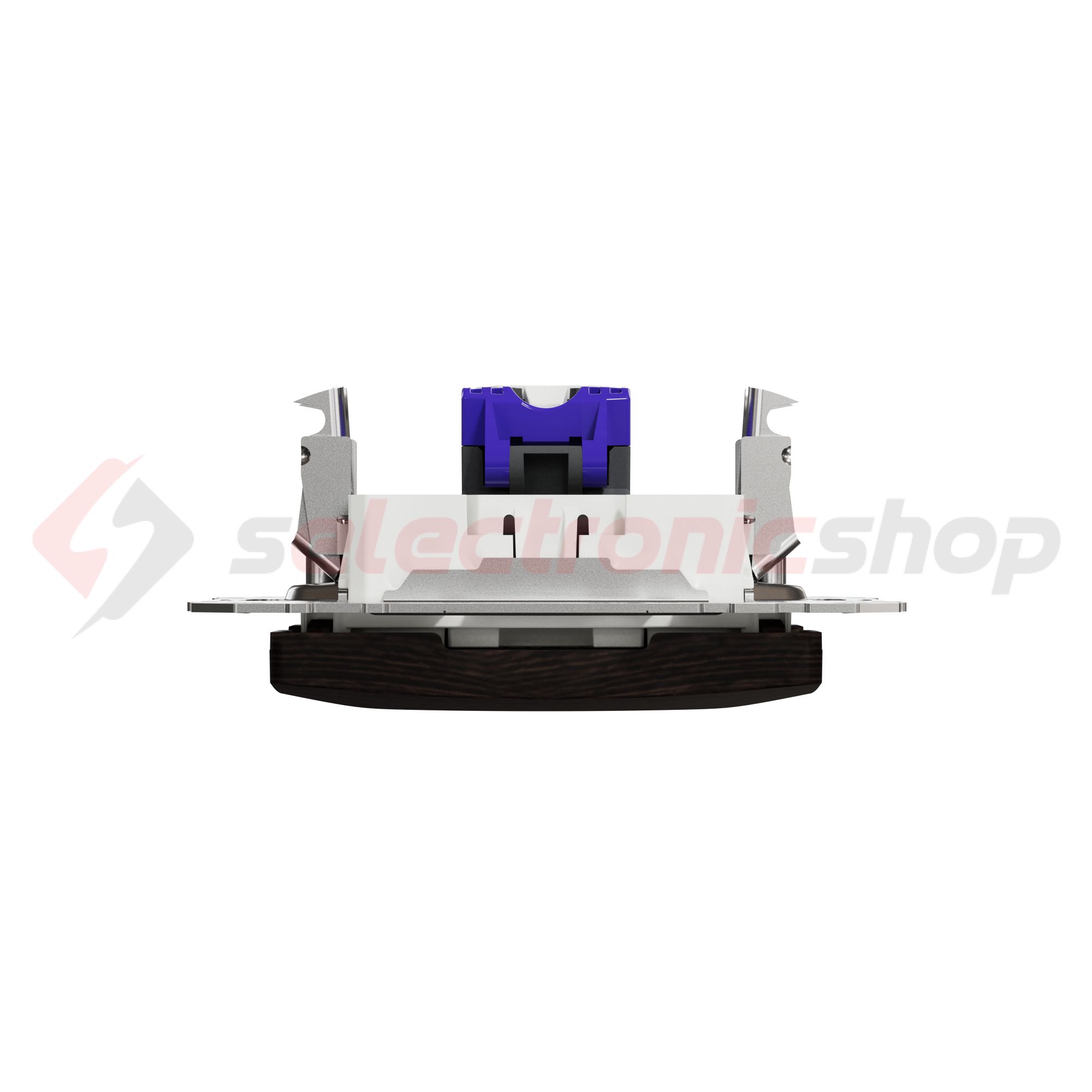 SednaÚj adatcsatlakozó dugalj UTP wenge RJ45 8(8) Cat6A(IEC) süllyesztett csavaros Schneider - SDD181466